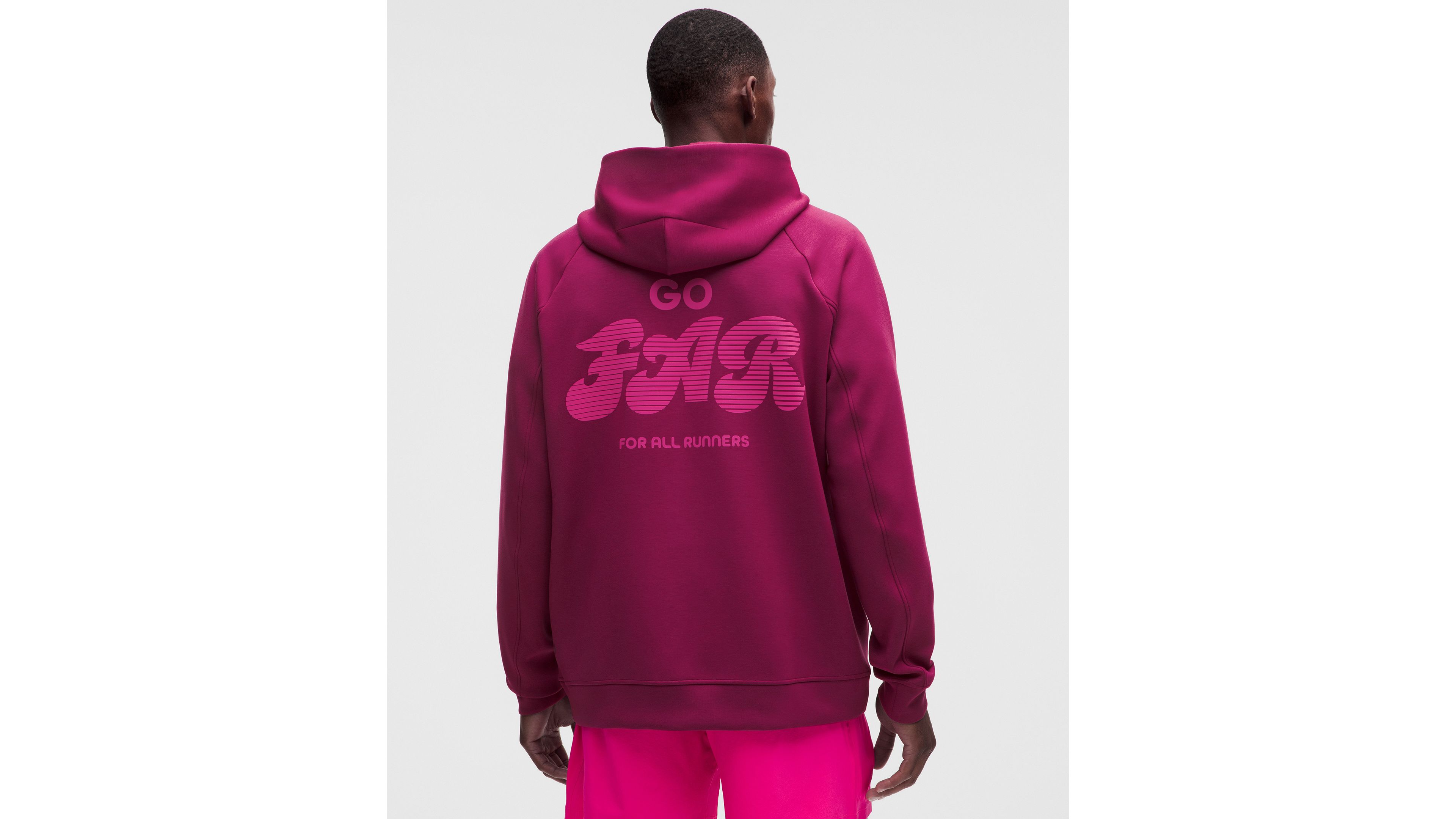 Smooth Spacer Pullover Hoodie *Run Graphic
