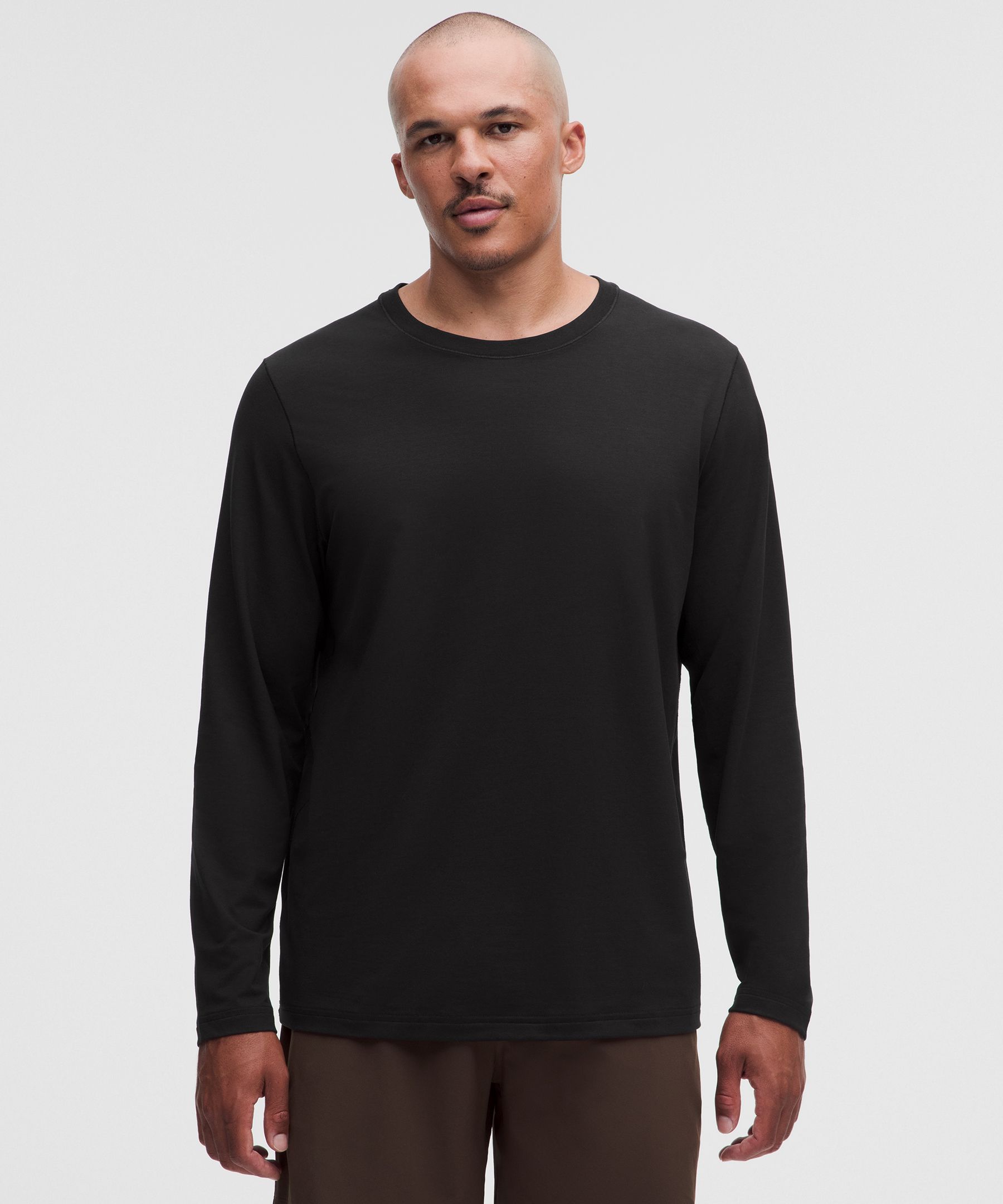 Langarmshirt in Classic Fit aus Baumwollgemisch