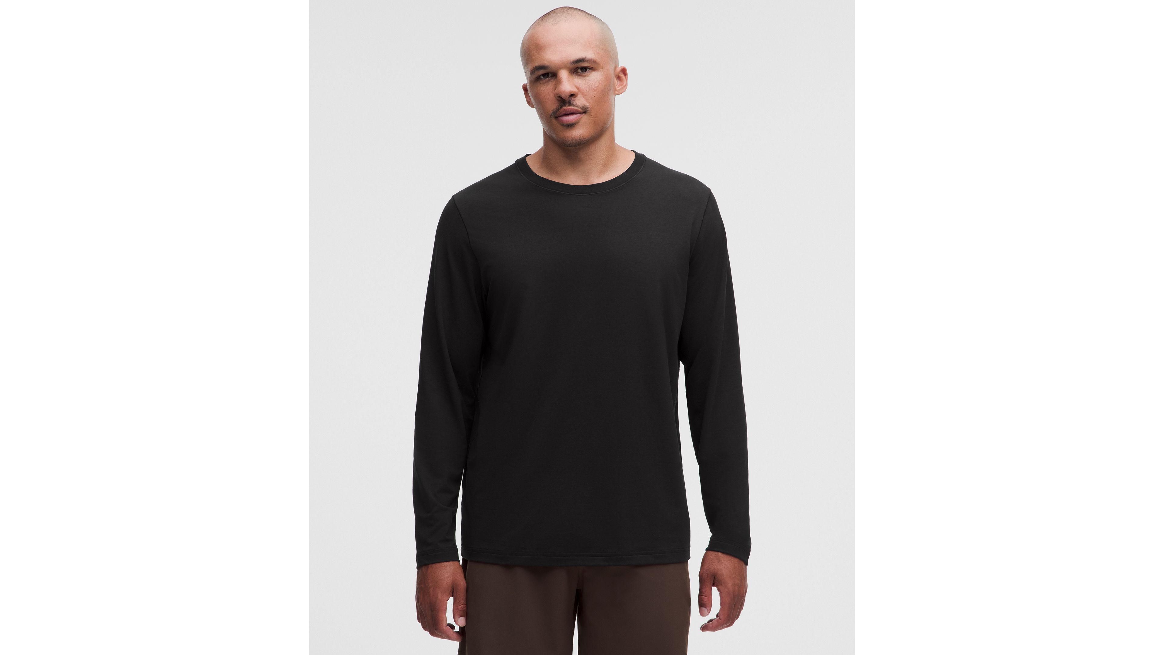 Everyday Cotton-Blend Classic Long-Sleeve T-Shirt
