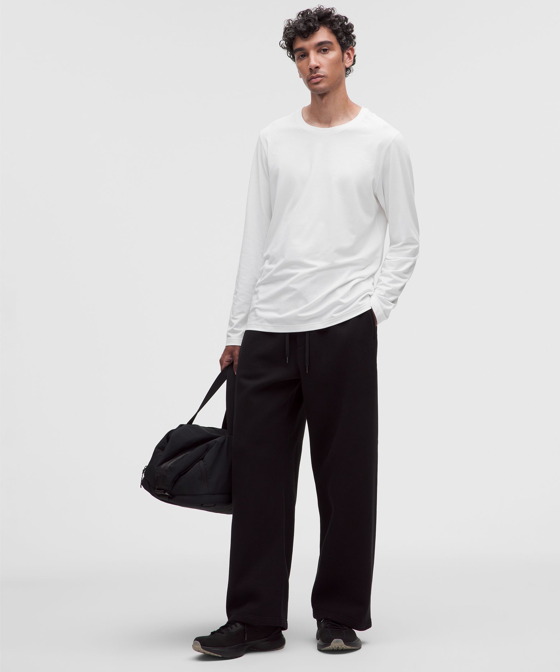 Everyday Cotton-Blend Classic Long-Sleeve T-Shirt