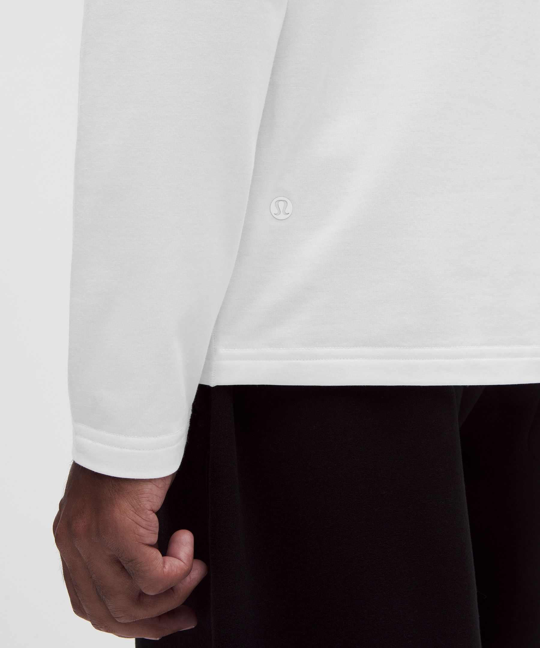 Everyday Cotton-Blend Classic Long-Sleeve T-Shirt
