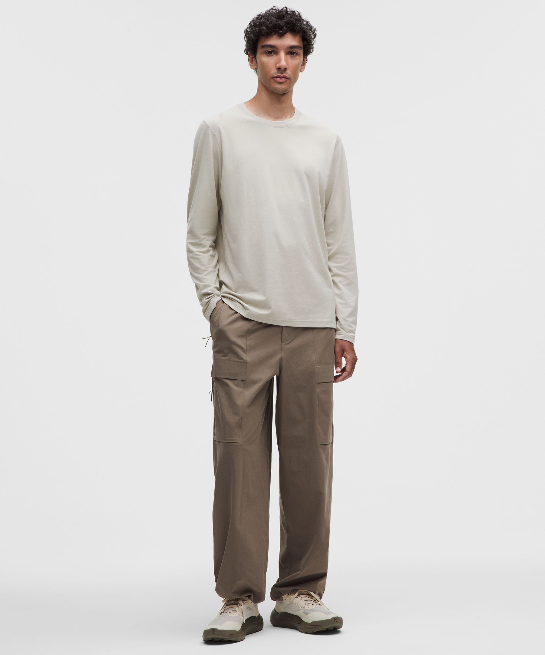 Everyday Cotton-Blend Classic Long-Sleeve T-Shirt