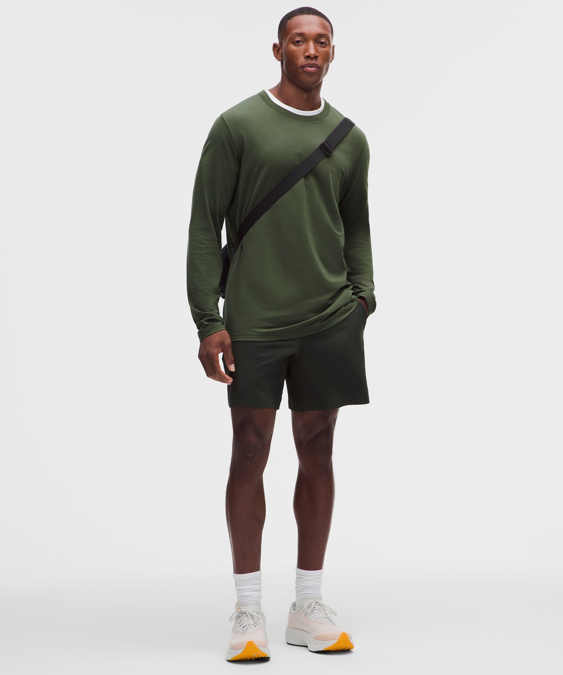 Everyday Cotton-Blend Classic Long-Sleeve T-Shirt