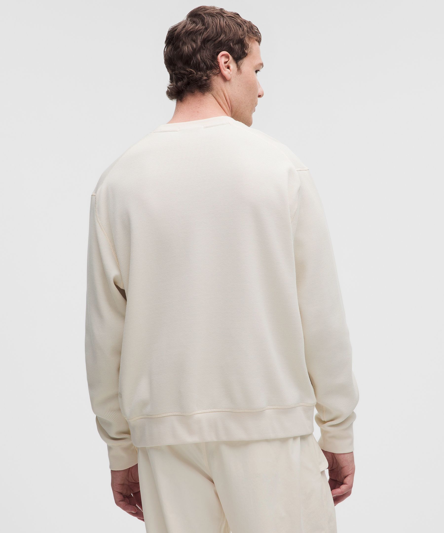 Cotton-Blend Waffle-Knit Long Sleeve