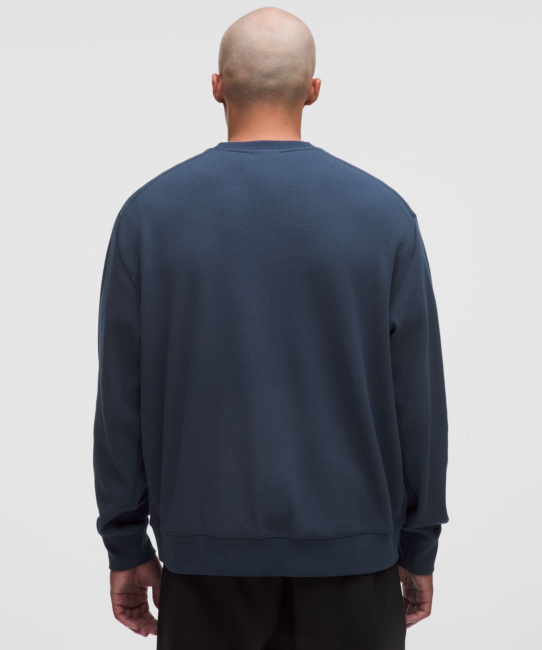 Cotton-Blend Waffle-Knit Long Sleeve