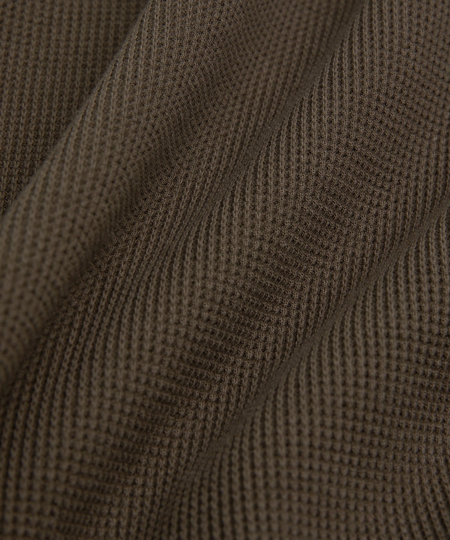 Cotton-Blend Relaxed-Fit Waffle Knit Hoodie