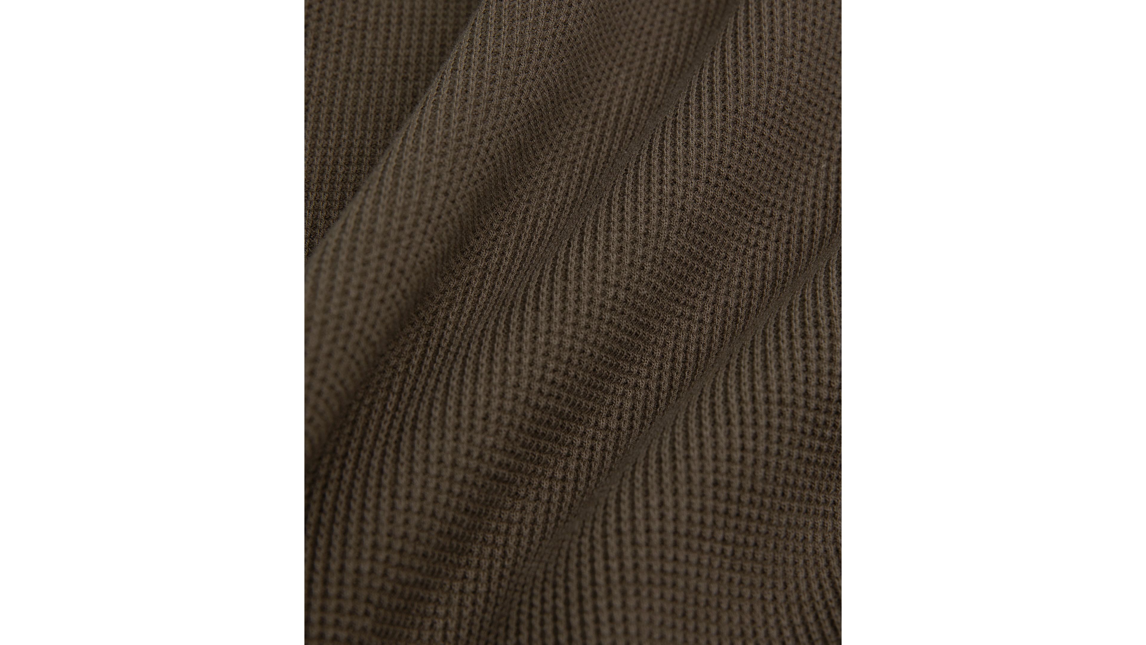 Cotton-Blend Relaxed-Fit Waffle Knit Hoodie