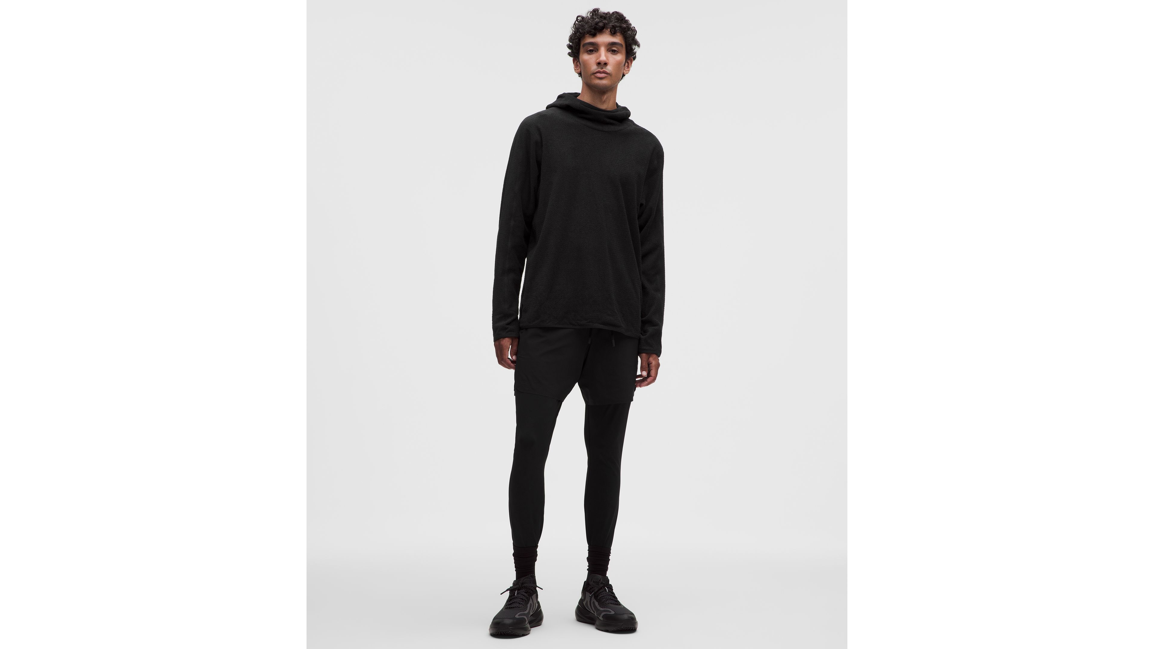 Mesh Fleece Running Hoodie