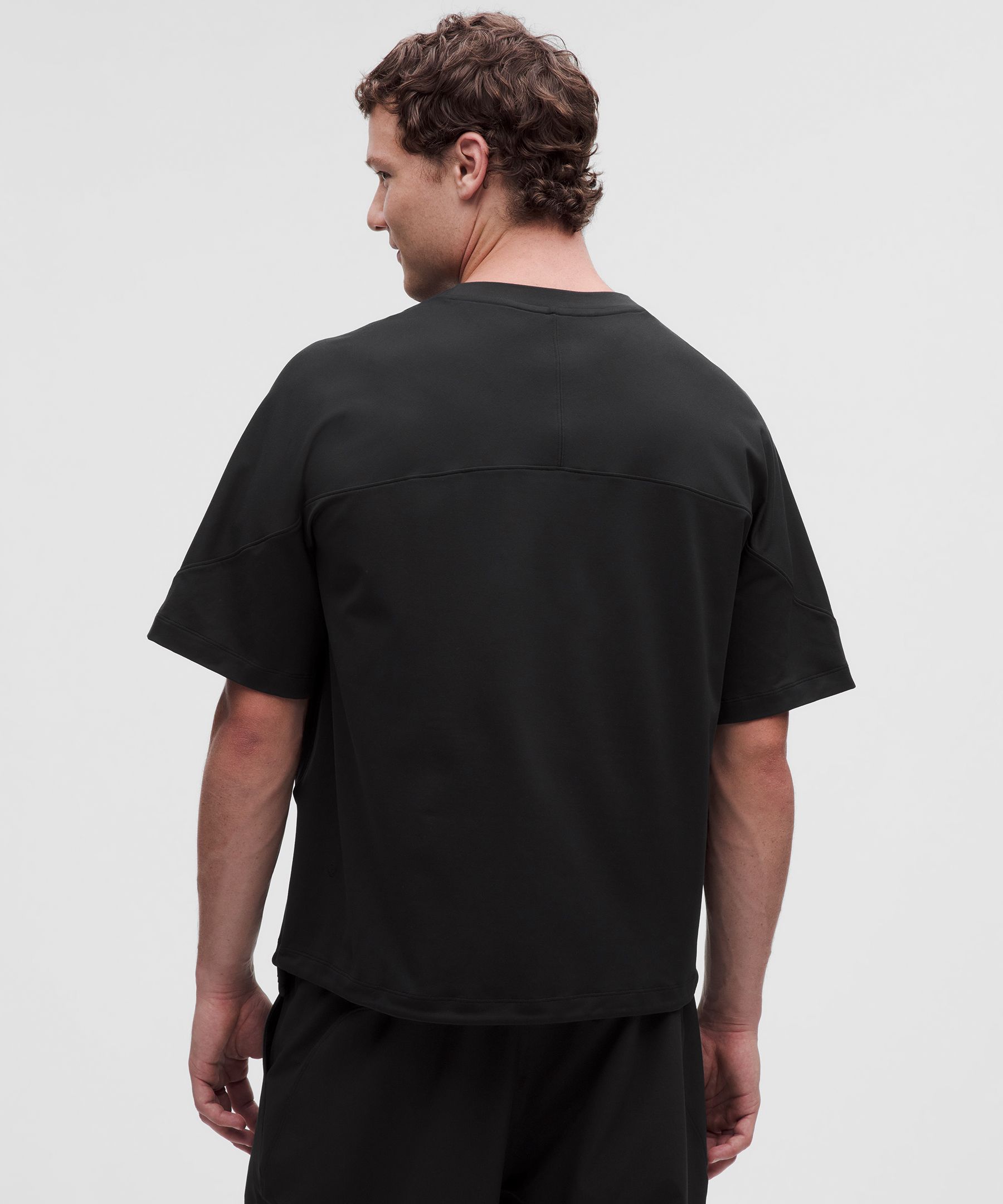 Soft Jersey シンチヘム オーバーサイズ ヨガTシャツ