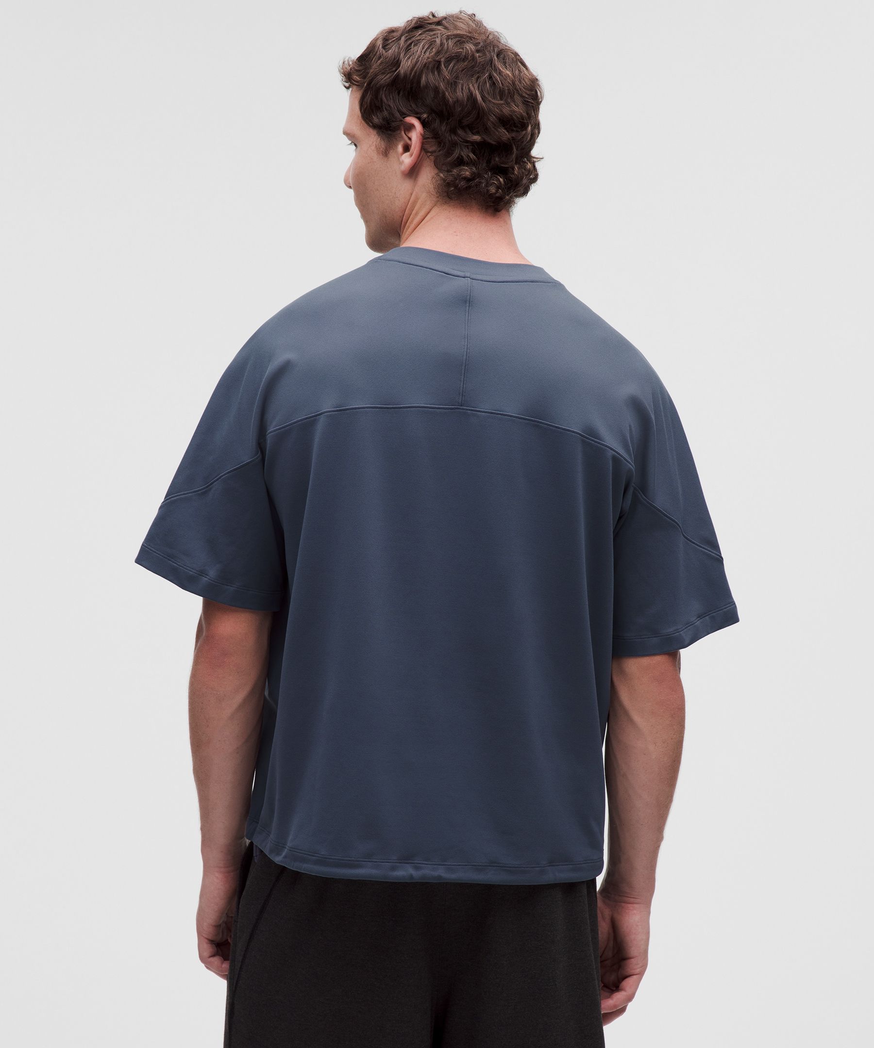 Soft Jersey シンチヘム オーバーサイズ ヨガTシャツ