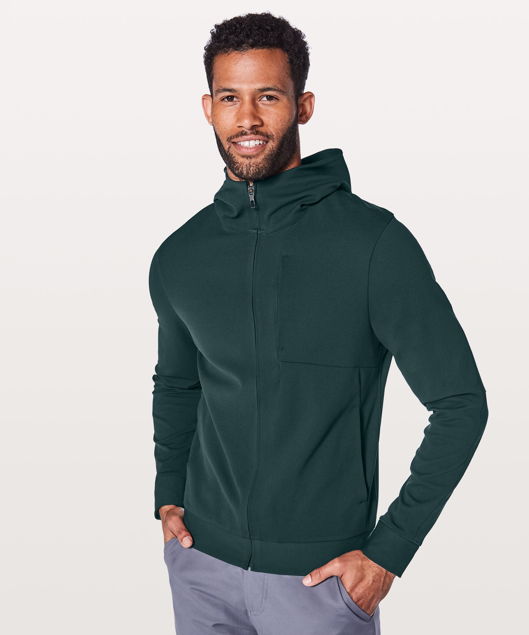 Black City Sweat cotton-jersey hoodie, Lululemon