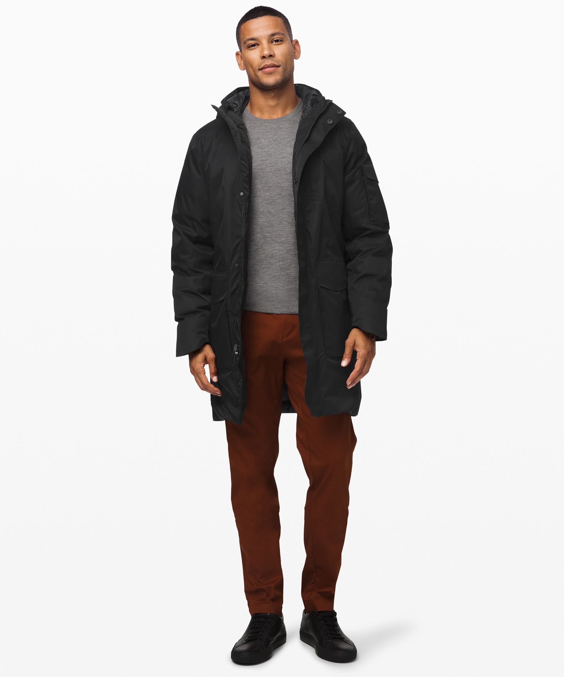 lululemon men's cold city parka