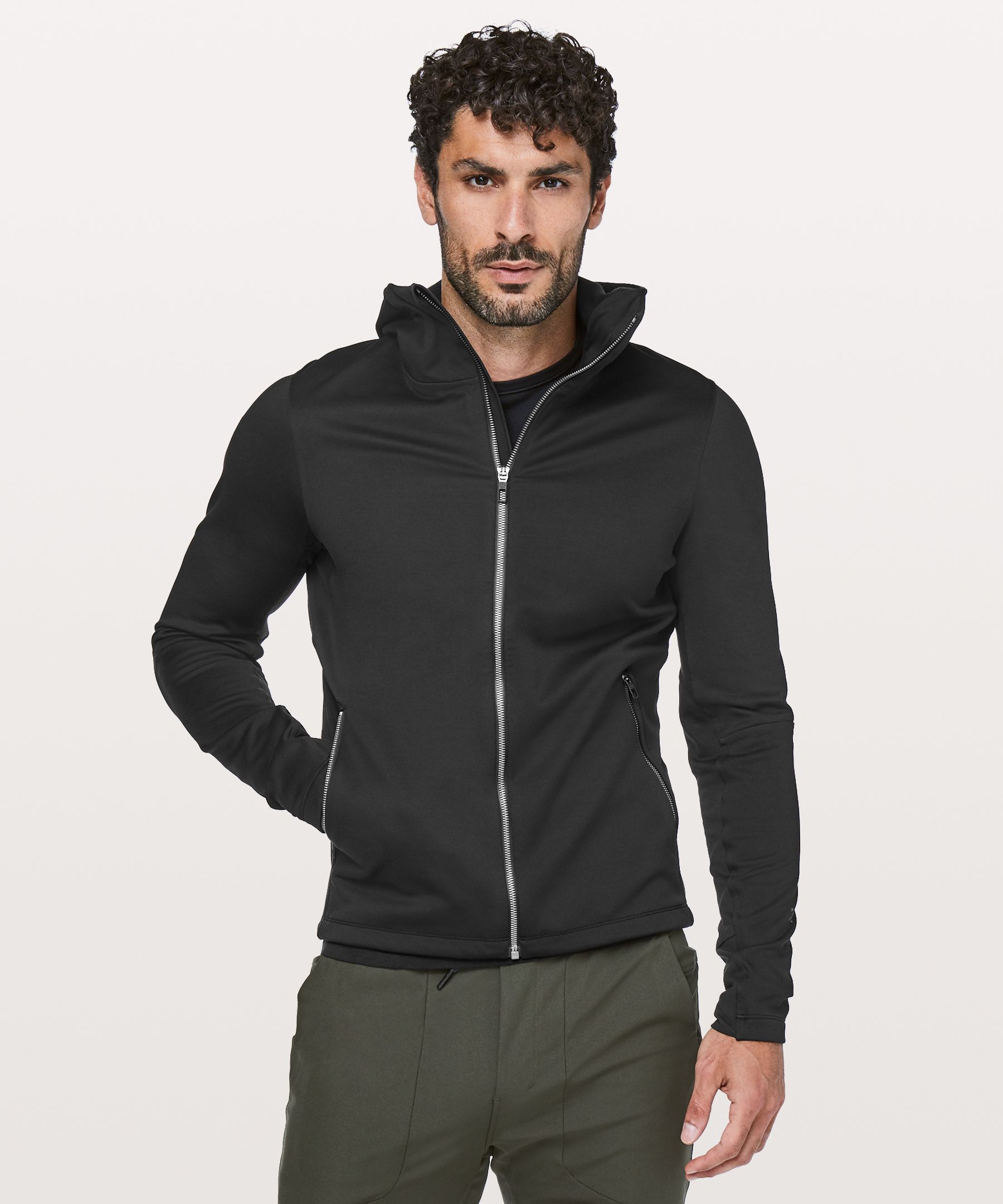 Lululemon Fleece Back Softshell In Black