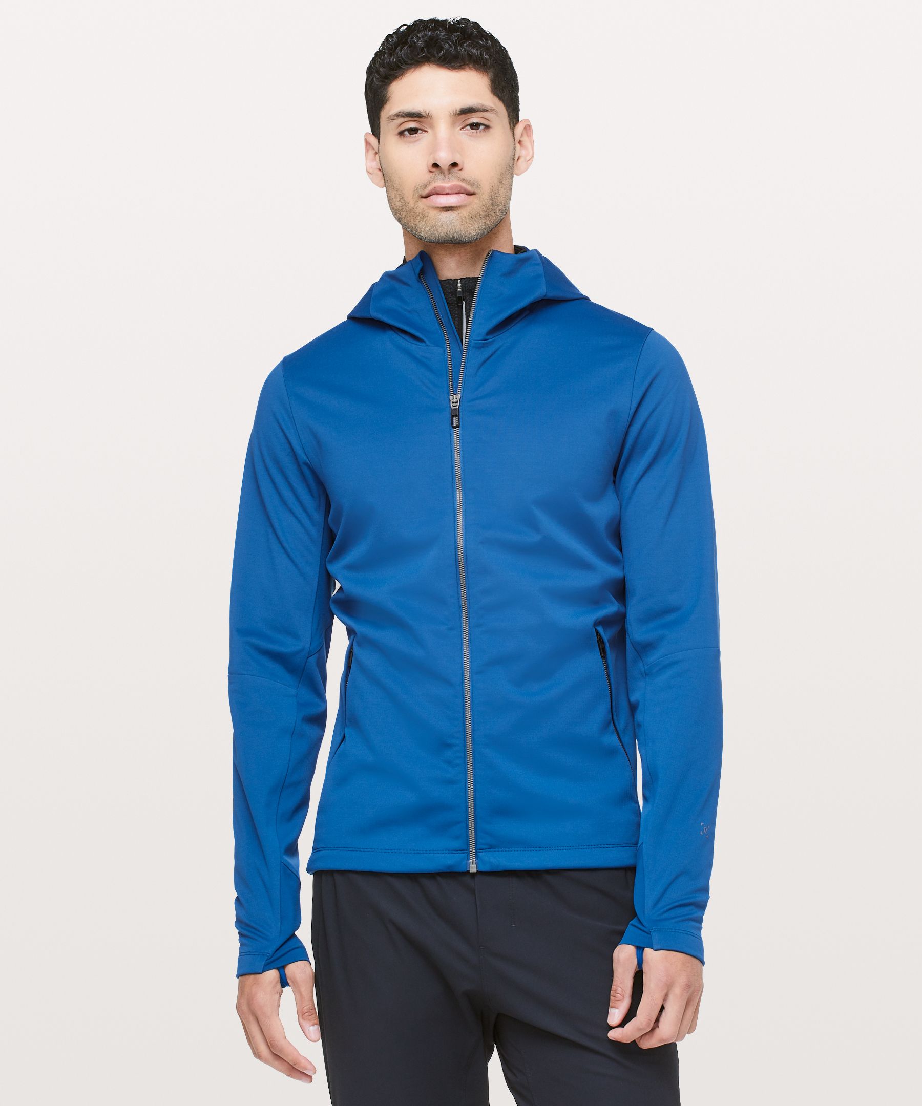 Lululemon Fleece Back Soft Shell In Dark Royal