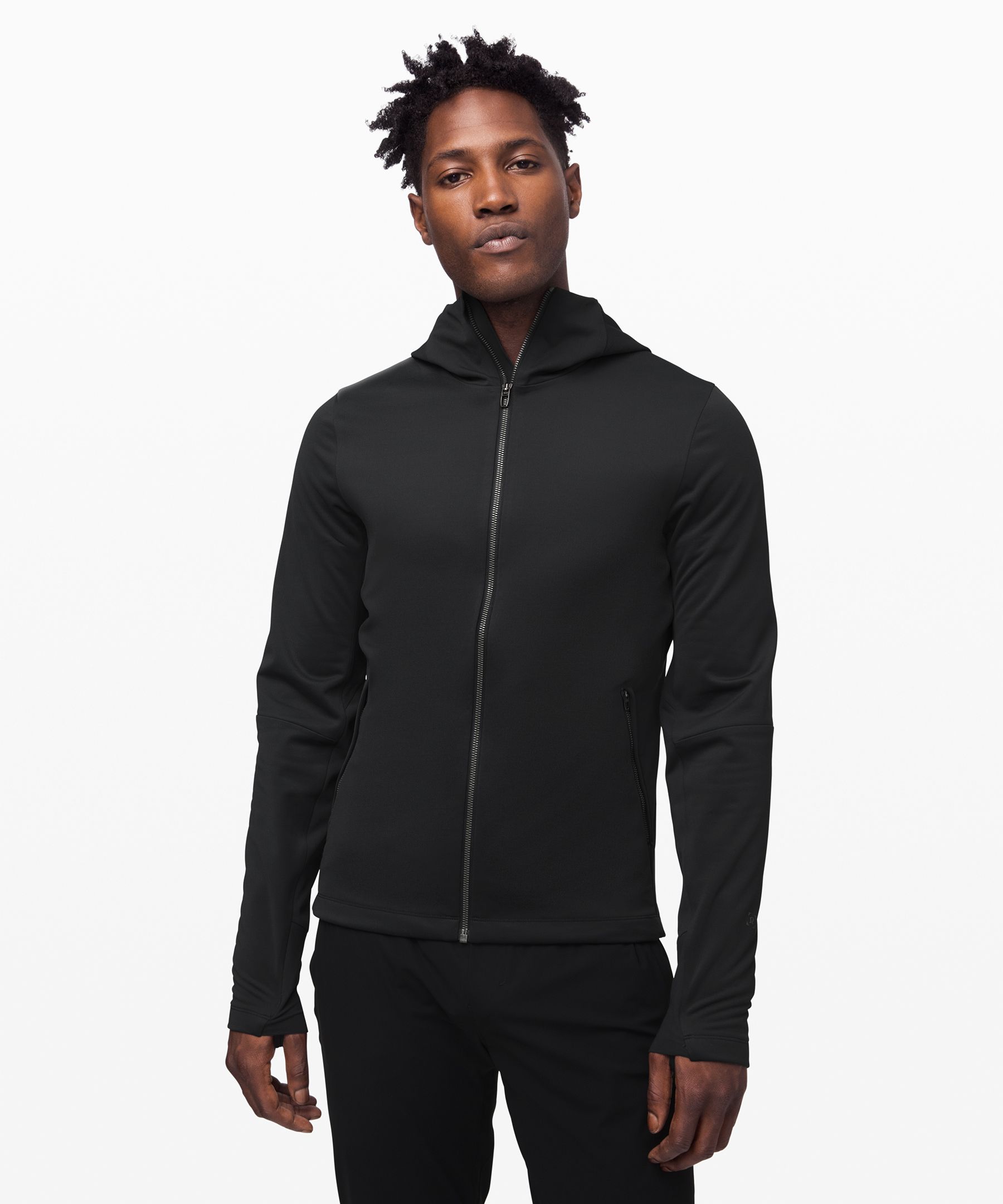 Lululemon Fleece Back Soft Shell In Black ModeSens