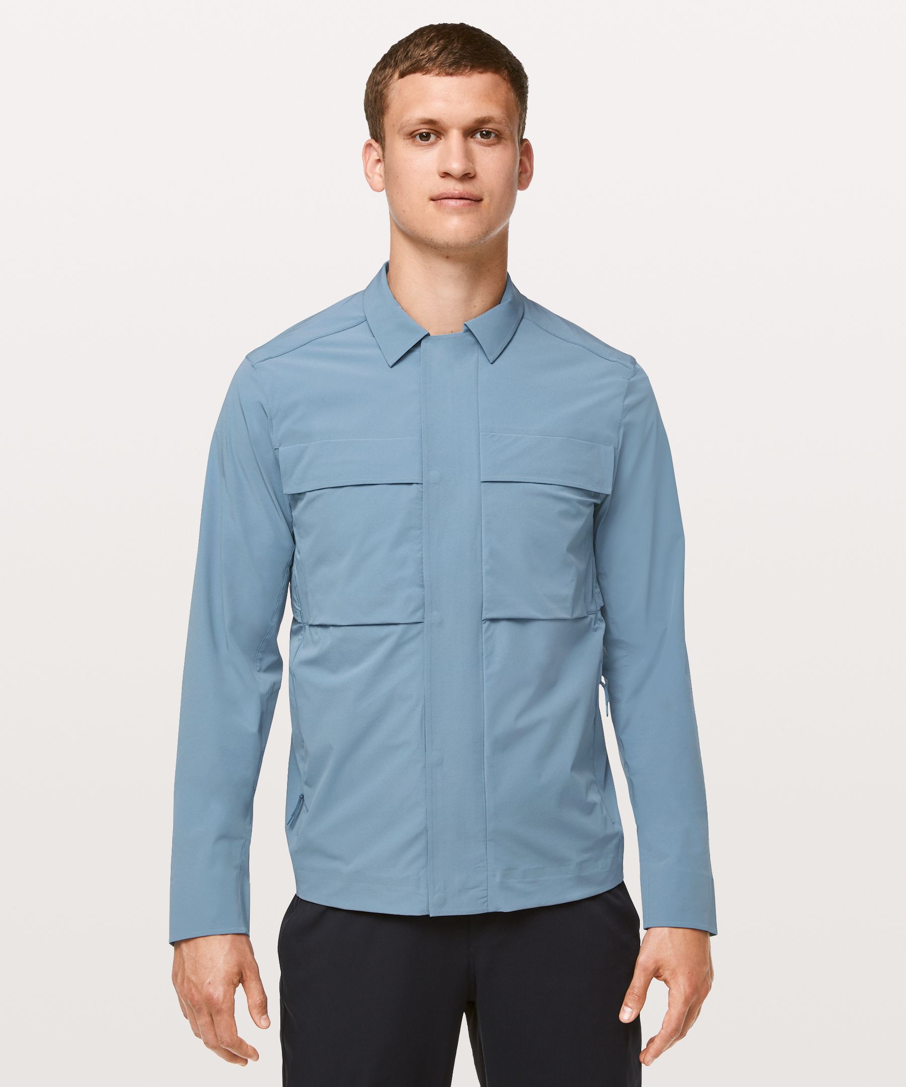 Lululemon Parkway Shacket In Utility Blue