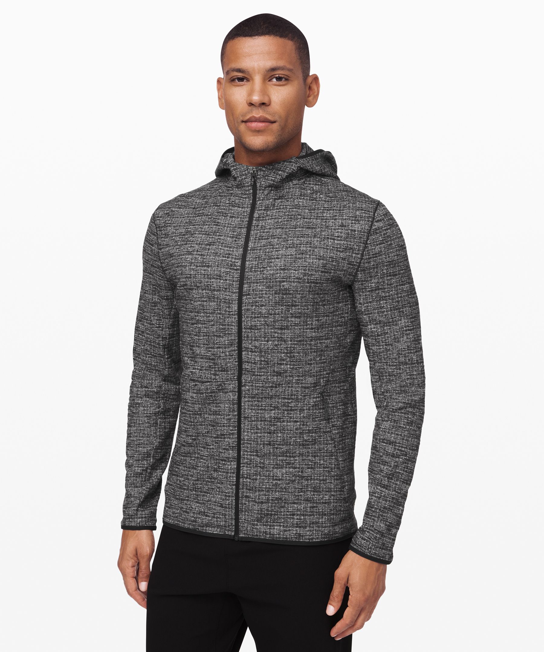 Lululemon Surge Warm Full-zip In Tri Colour Rulu Willow Green Lemon Vibe