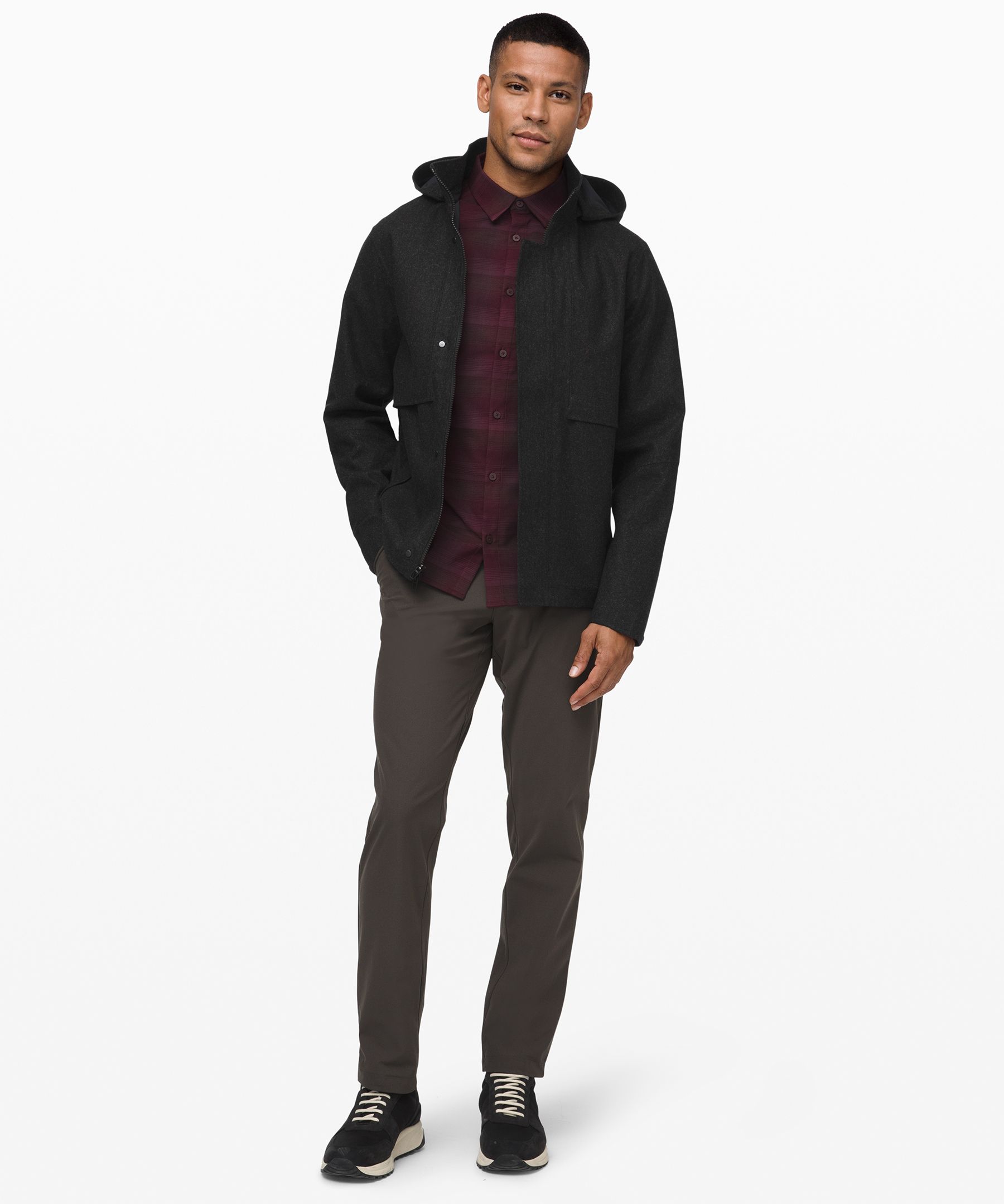 Wool cheap rain jacket