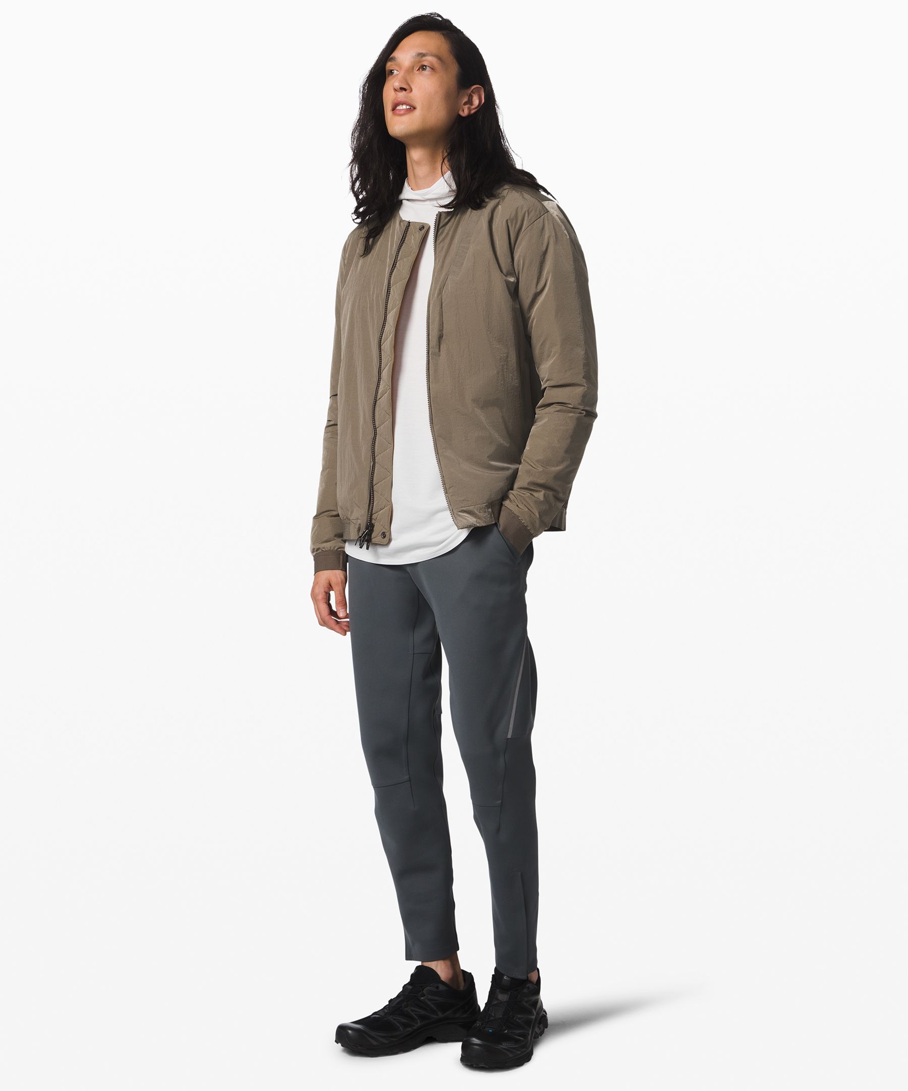 Lululemon Ashta Bomber*reversible * Lab In Khaki