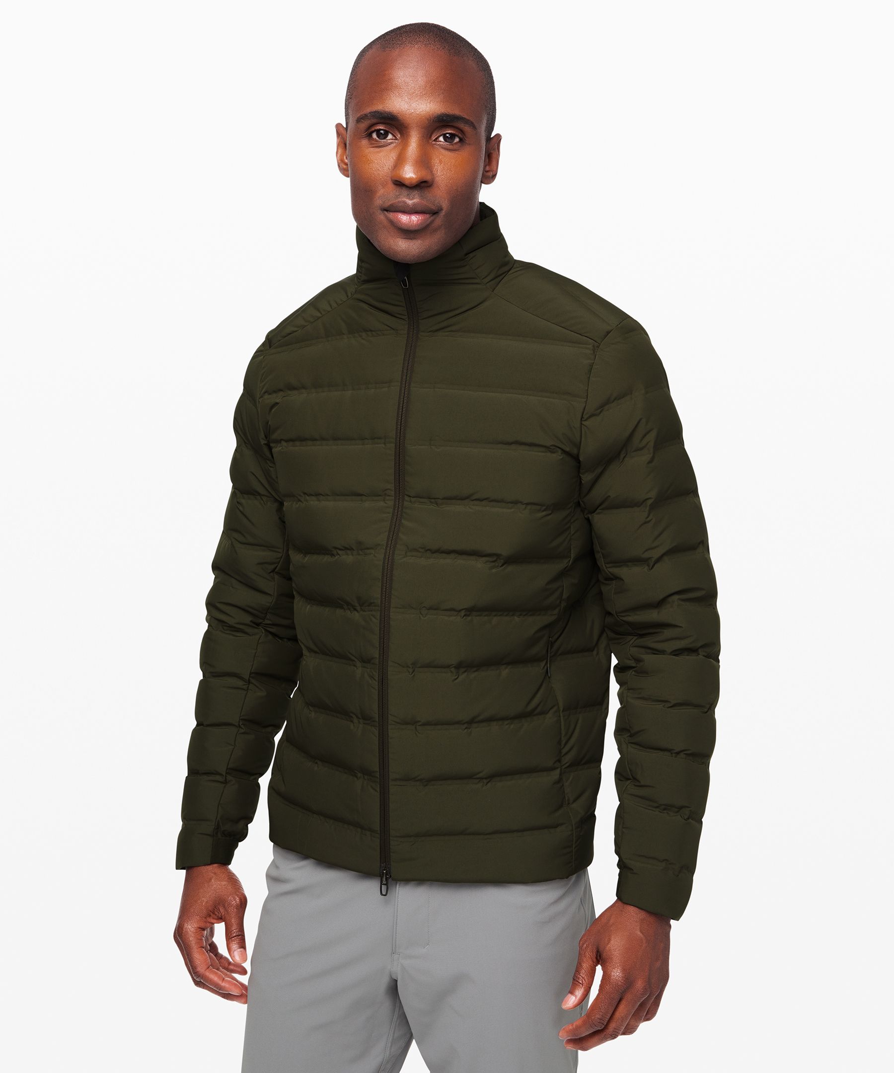 Lululemon Navigation Down Jacket In Dark Olive