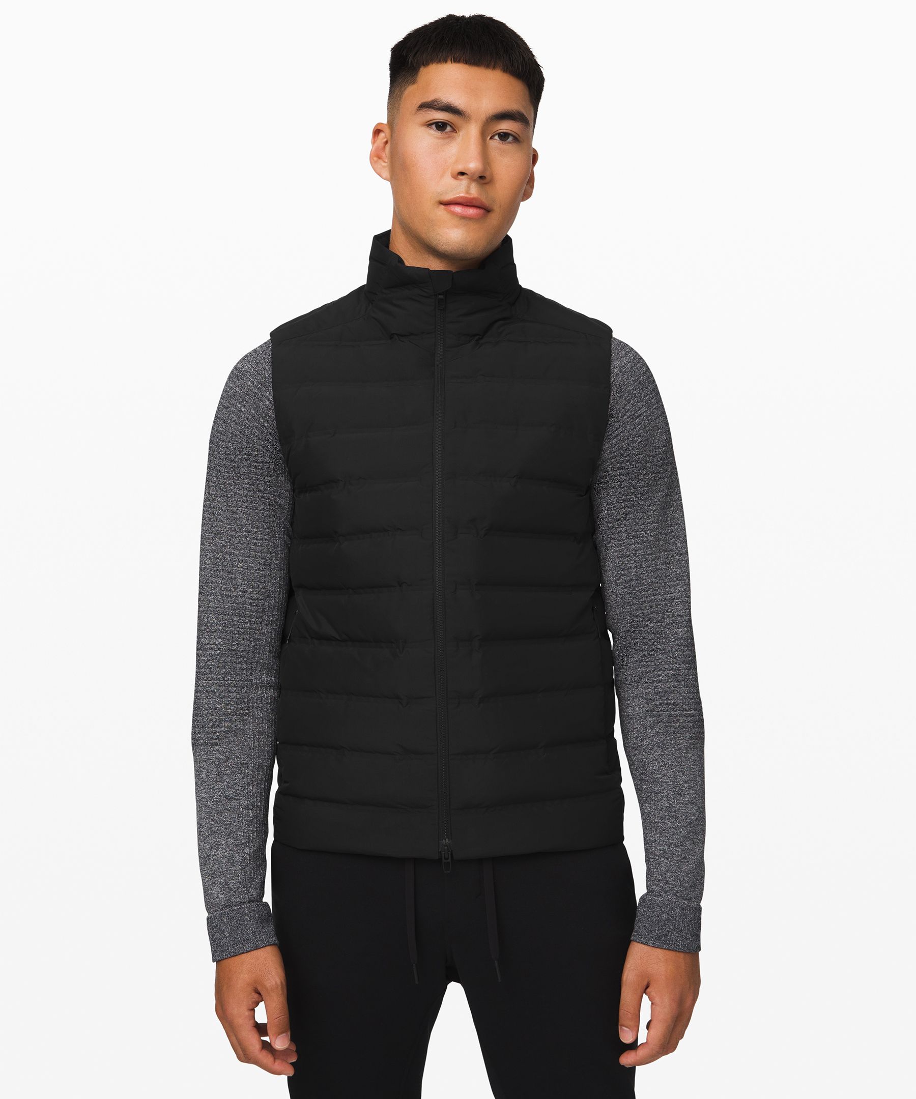black lululemon vest