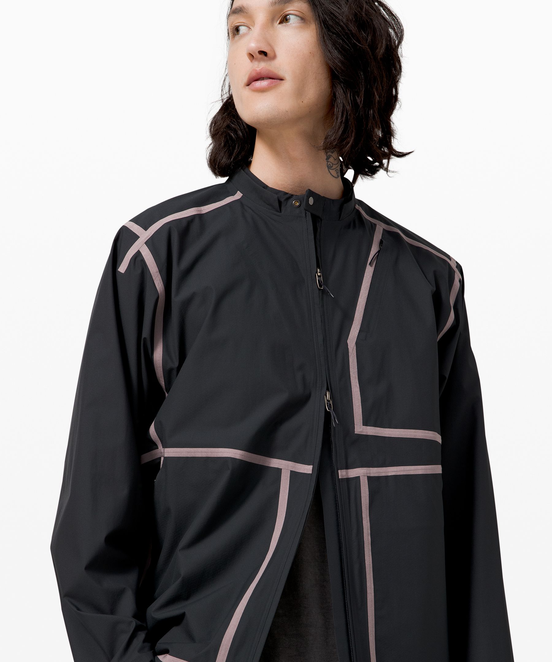 lululemon long rain jacket