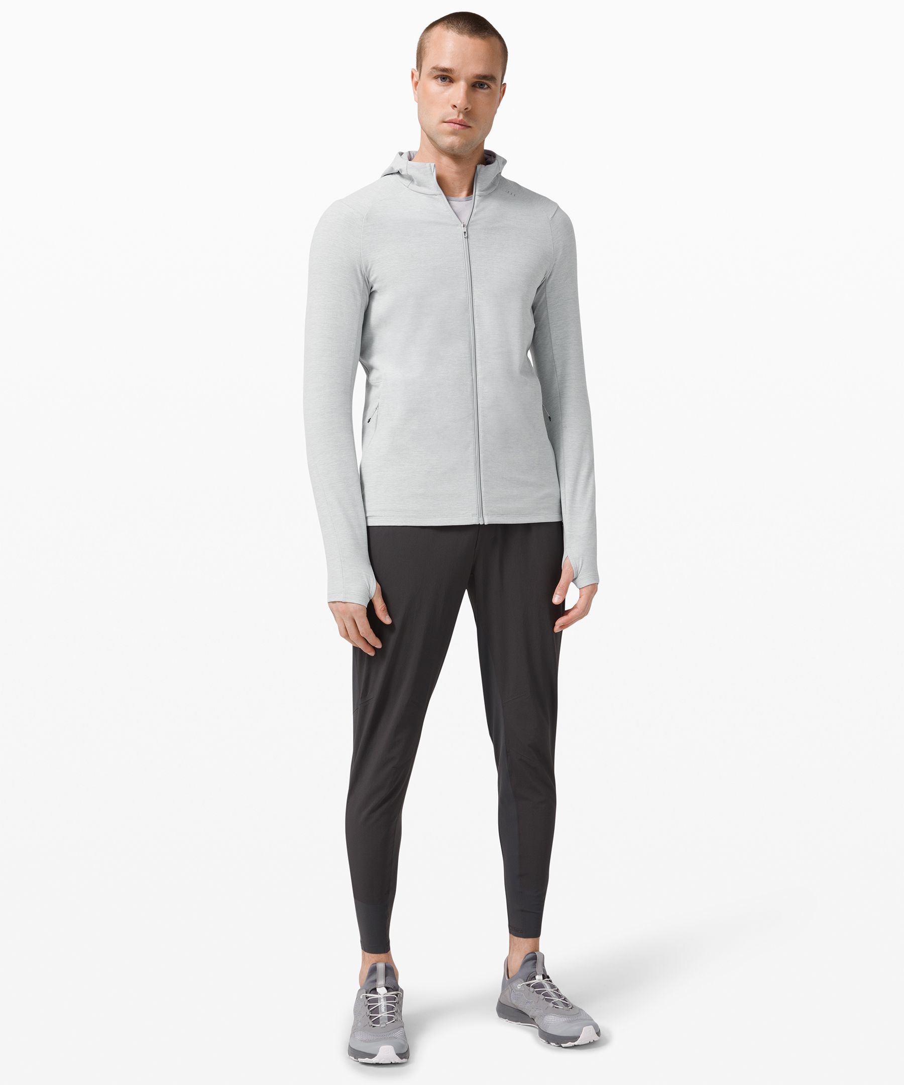 Lululemon Surge Warm Full-zip In Tri Colour Rulu Cafe Au Lait Desert Sun