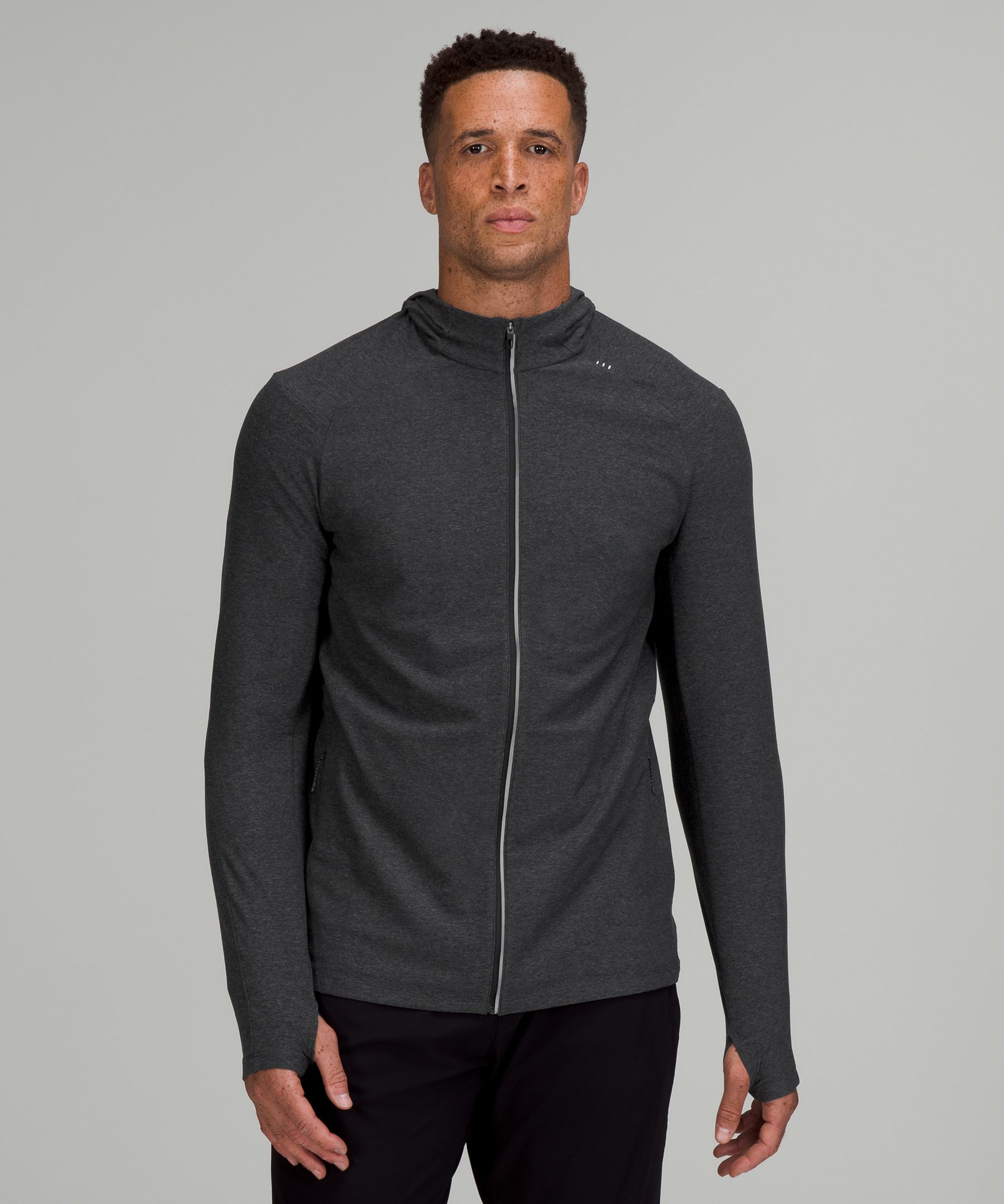 Lululemon Surge Warm Full-zip In Tri Colour Rulu Willow Green Lemon Vibe