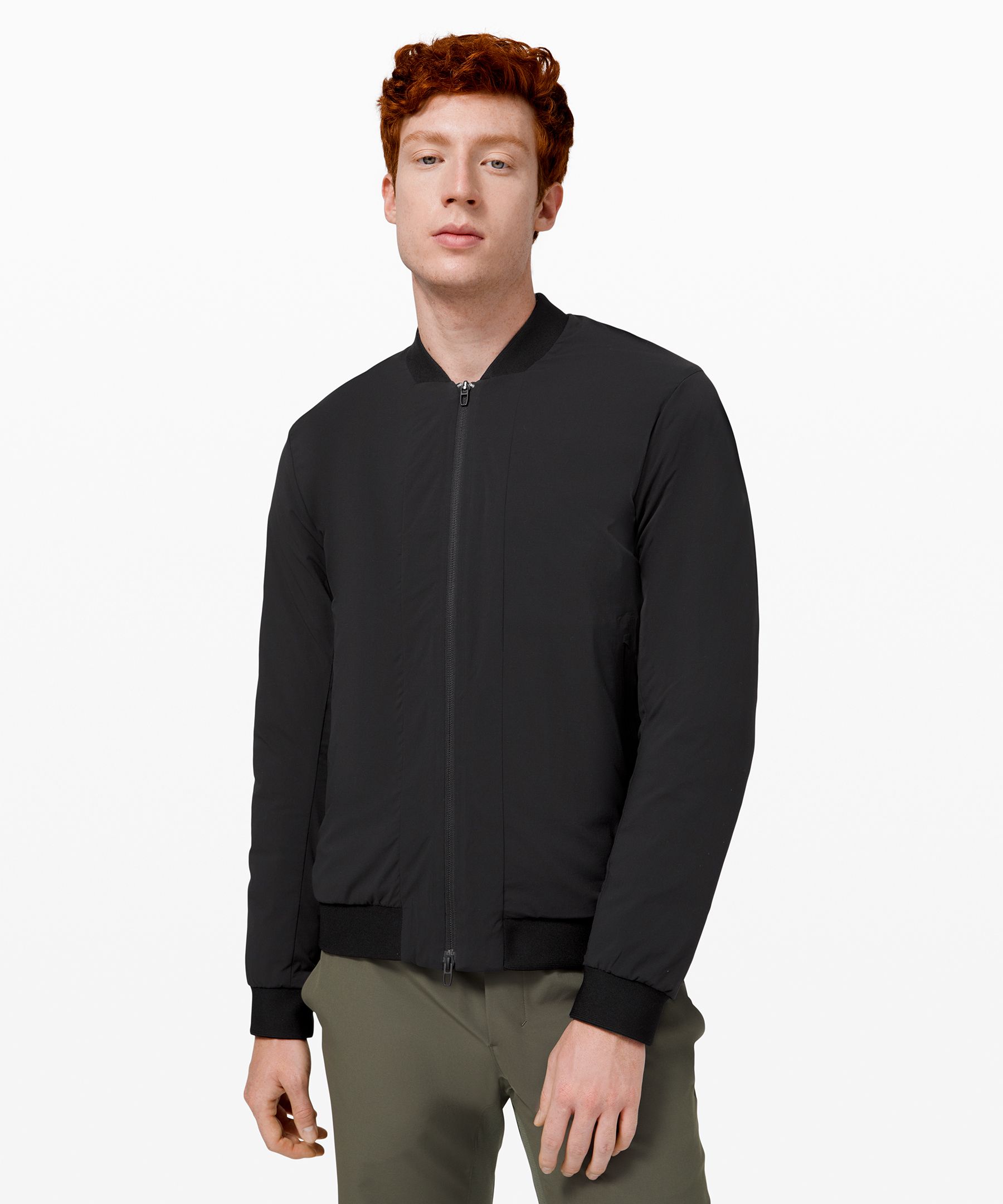 Lululemon Intermission Bomber In Black