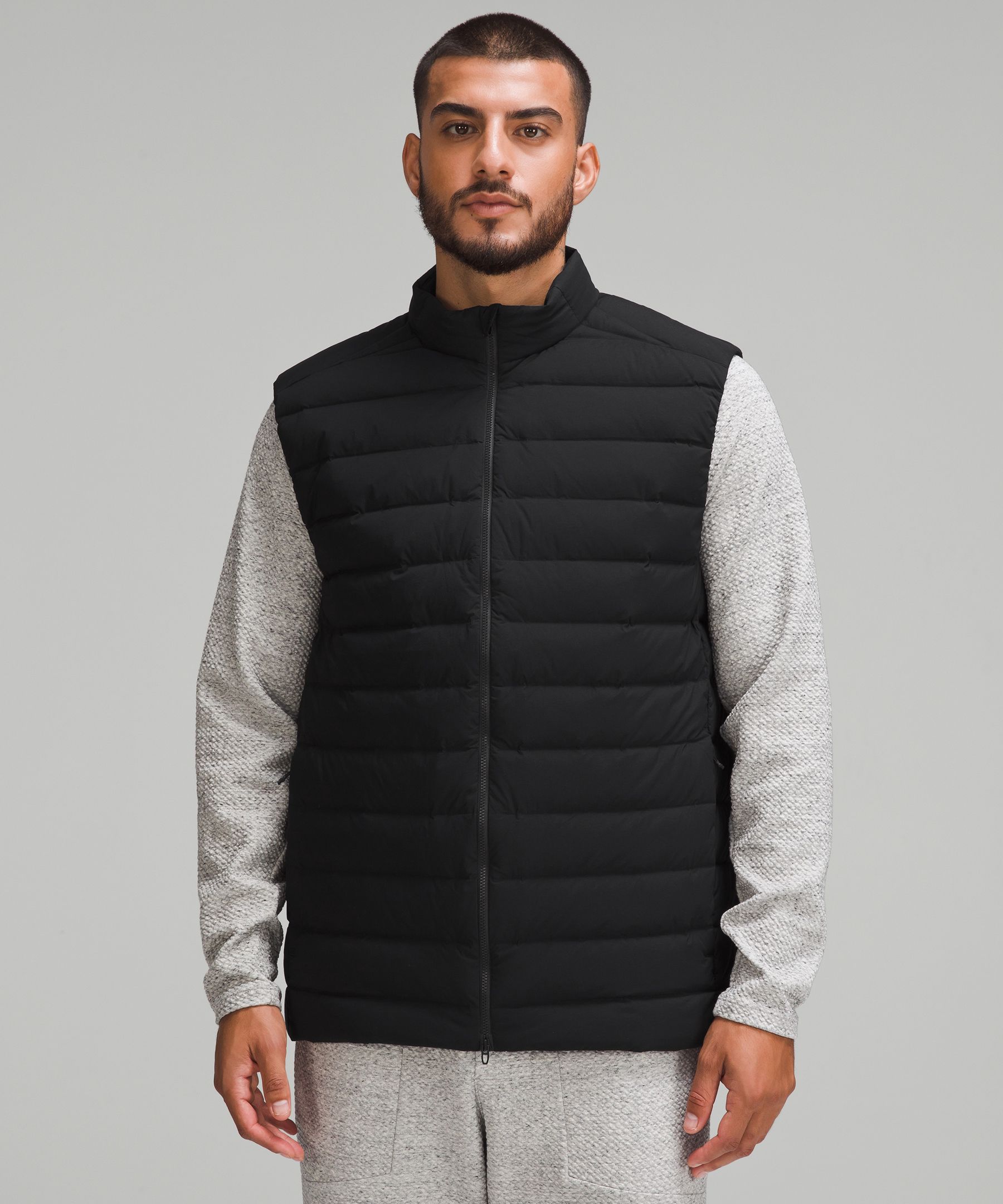 black lululemon vest