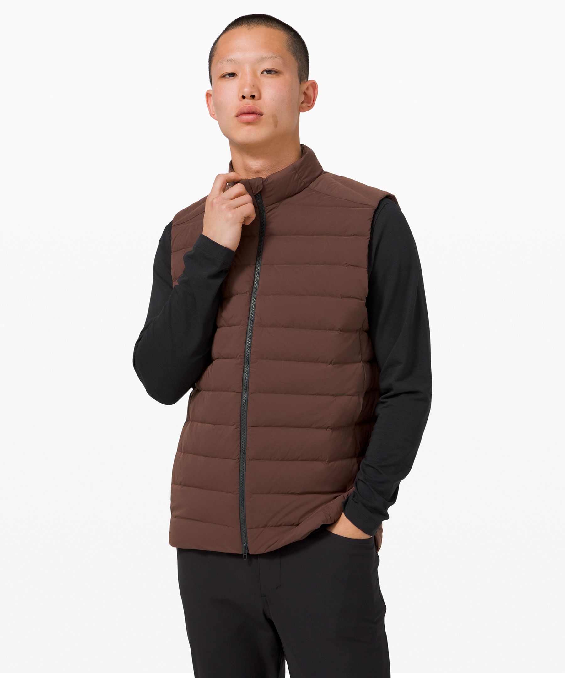 stretch down vest