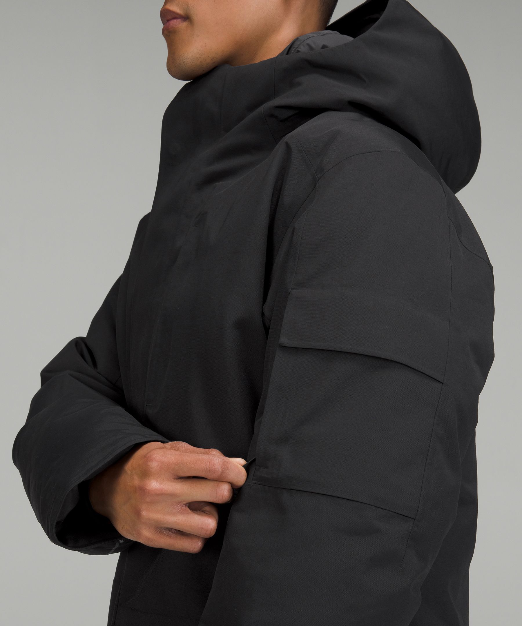 lululemon men's cold city parka