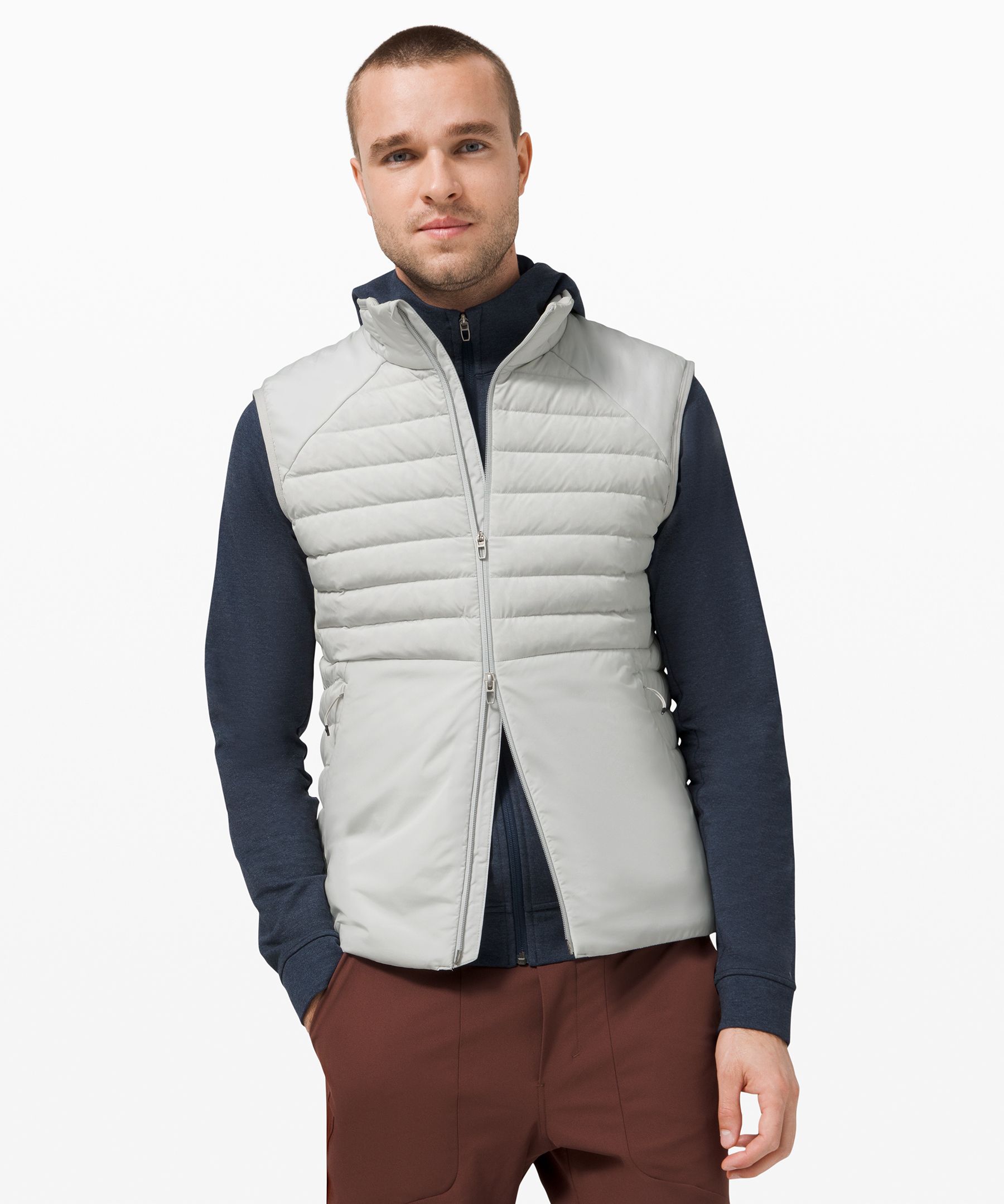 Lululemon Down For It All Vest In Grey