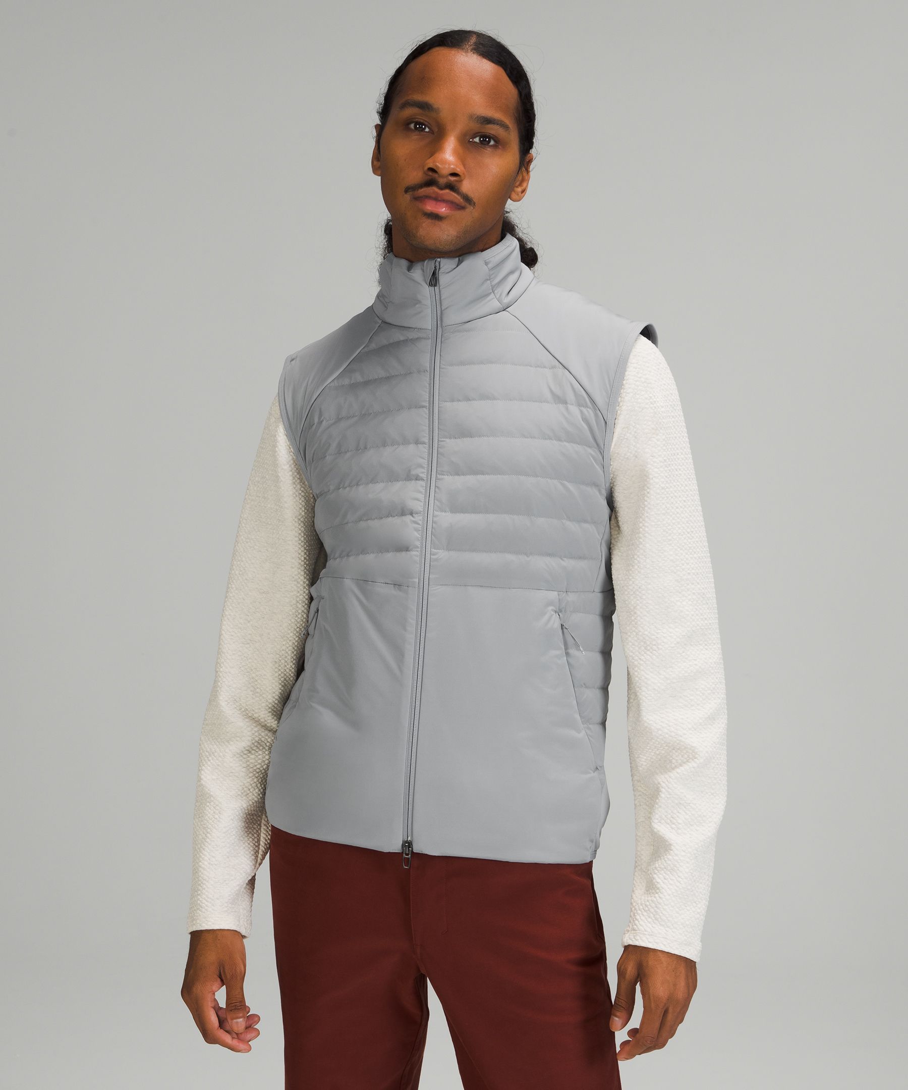 Lululemon Down For It All Vest In Rhino Grey