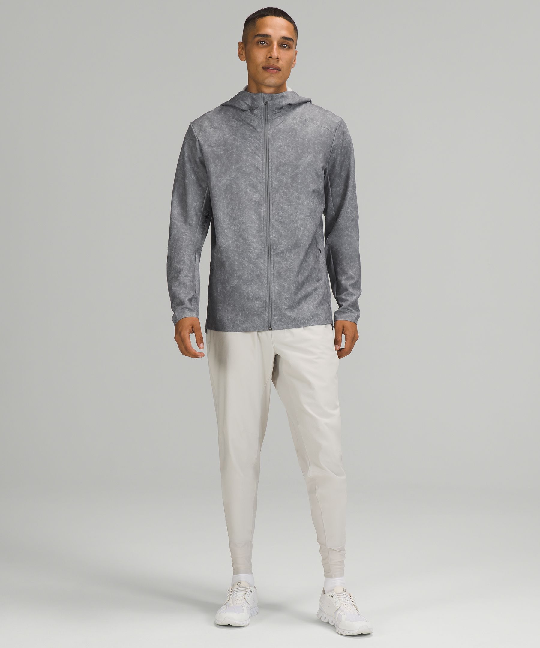 lululemon WARP PACKABLE CHAMBRAY - Outdoor jacket - rhino grey