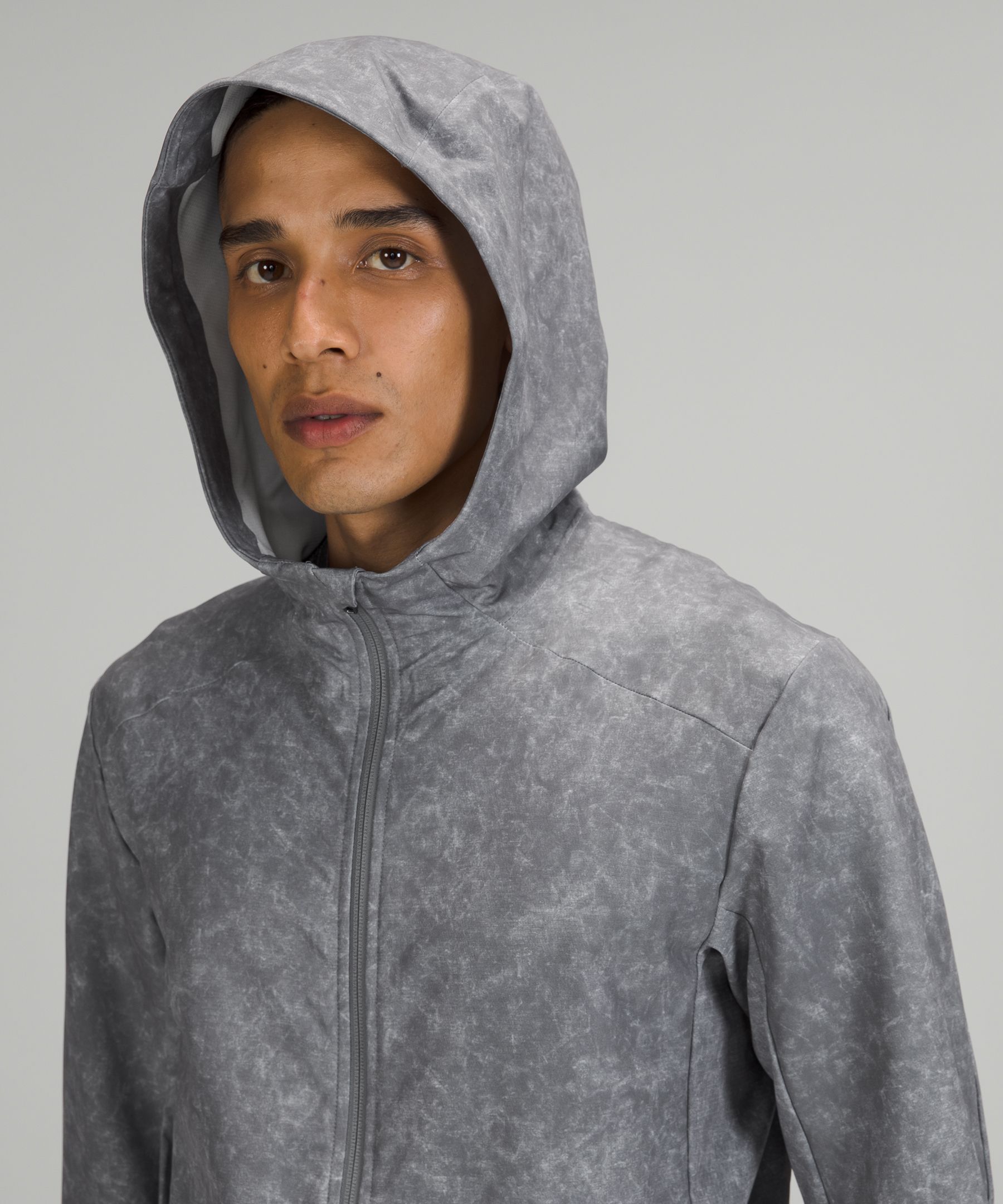 lululemon WARP PACKABLE CHAMBRAY - Outdoor jacket - bone/white