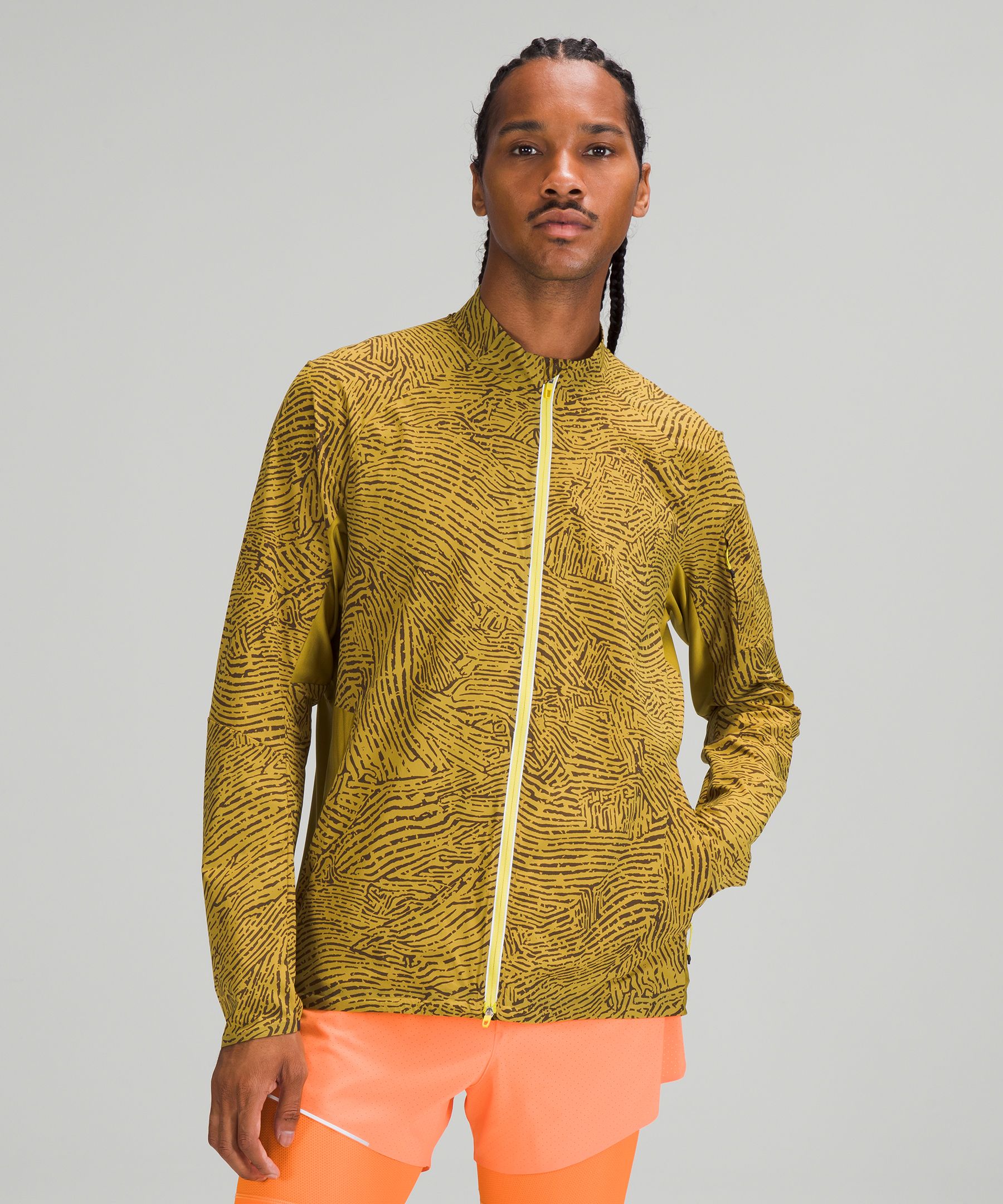 Lululemon Seawheeze Fast And Free Windbreaker In Yellow