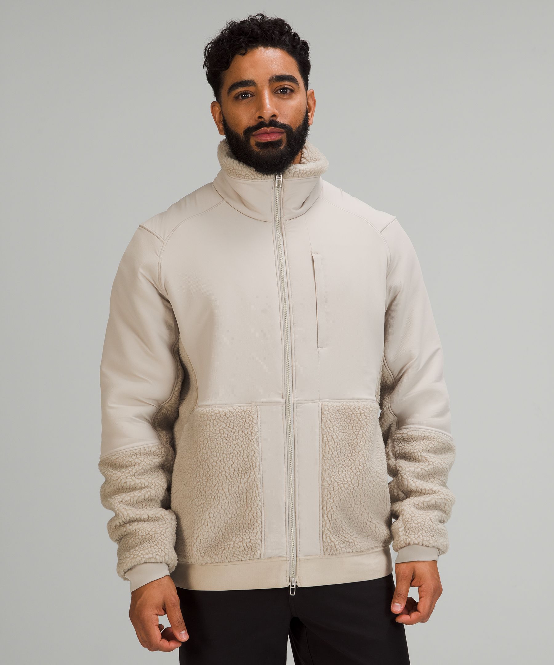 Plus Size Hooded High Pile Fleece Jacket - White Mark : Target