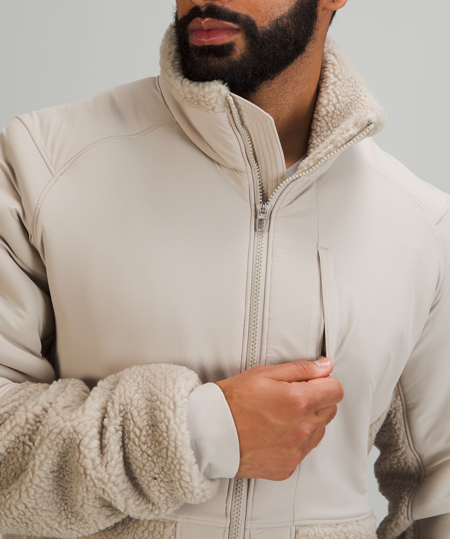 Textured Fleece Jacket