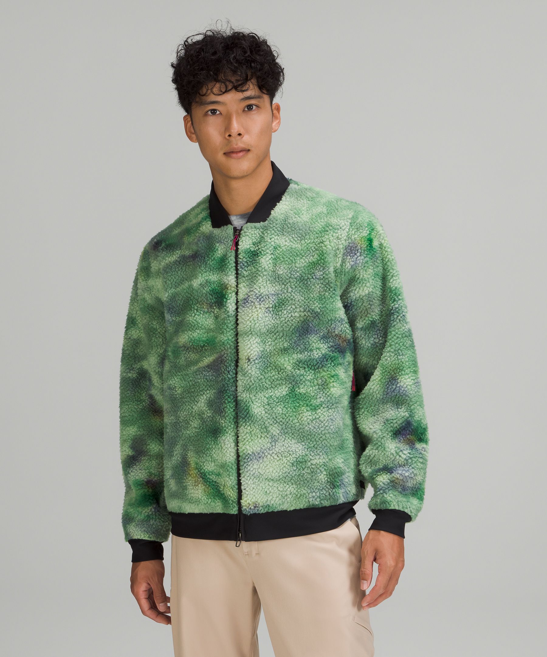 Lululemon green hot sale bomber jacket