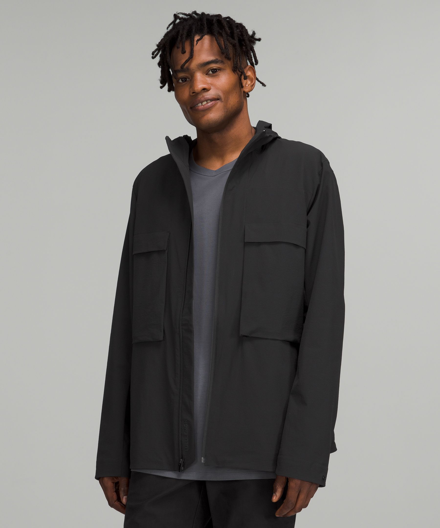 Cargo hot sale pocket jacket