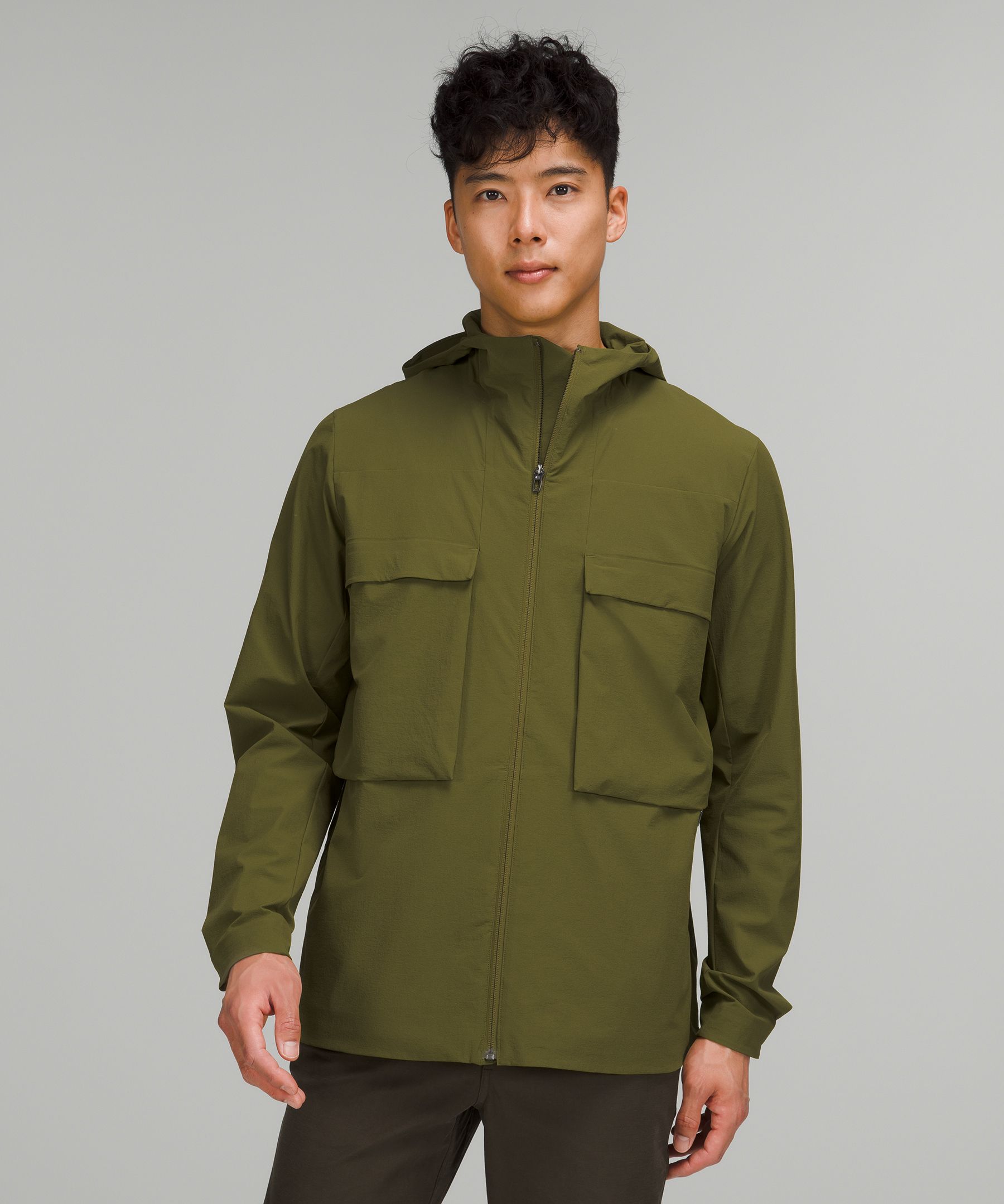 Lululemon Stretch Cargo Jacket In Juniper Green