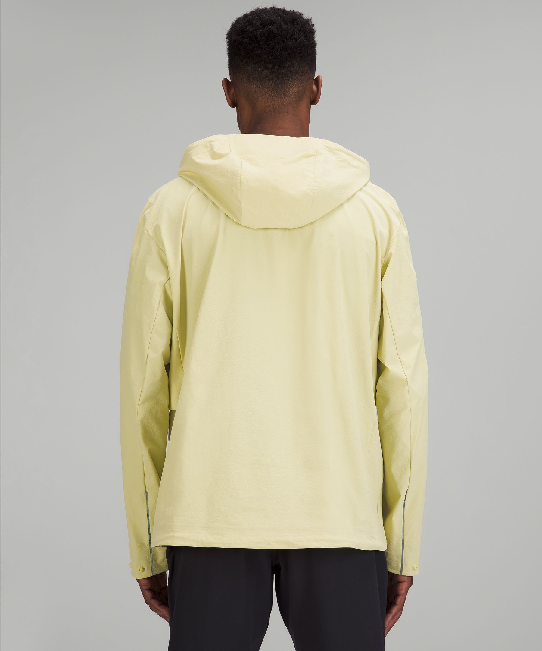 White Windbreaker Jacket, Yellow Man Cargo Jacket