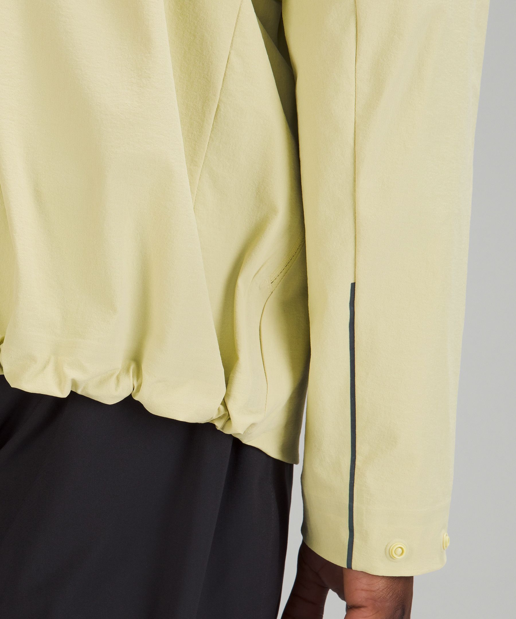 White Windbreaker Jacket, Yellow Man Cargo Jacket