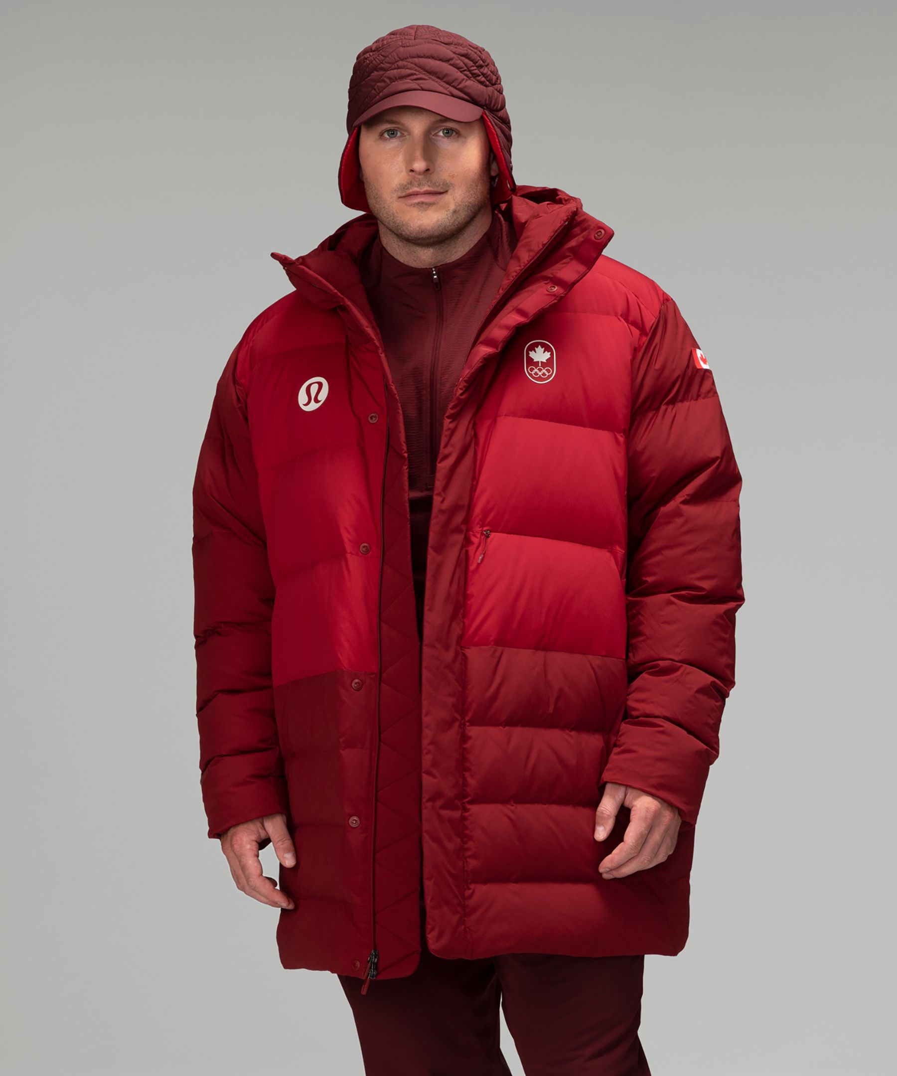 Lululemon Team Canada 22 Men's Down Jacket *COC Logo. 8