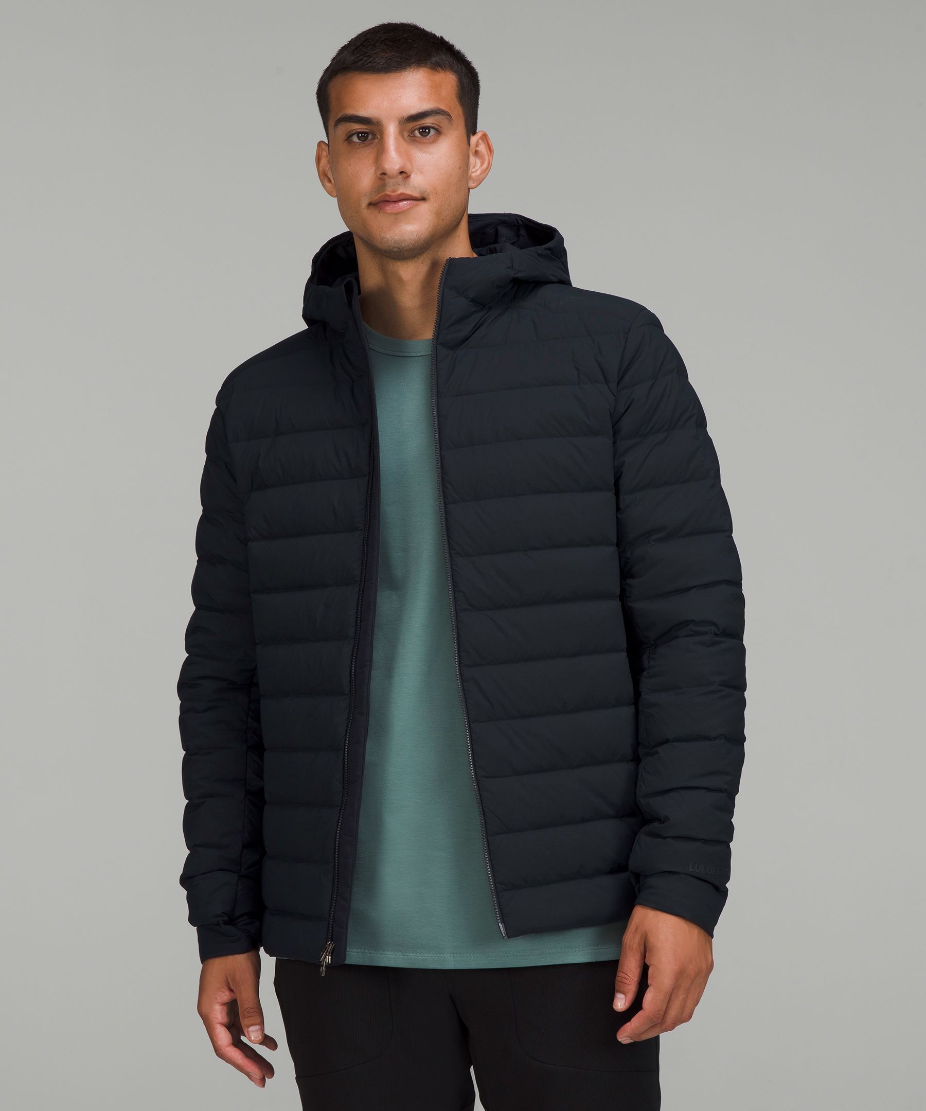 Lululemon Navigation Down Hoodie In Classic Navy