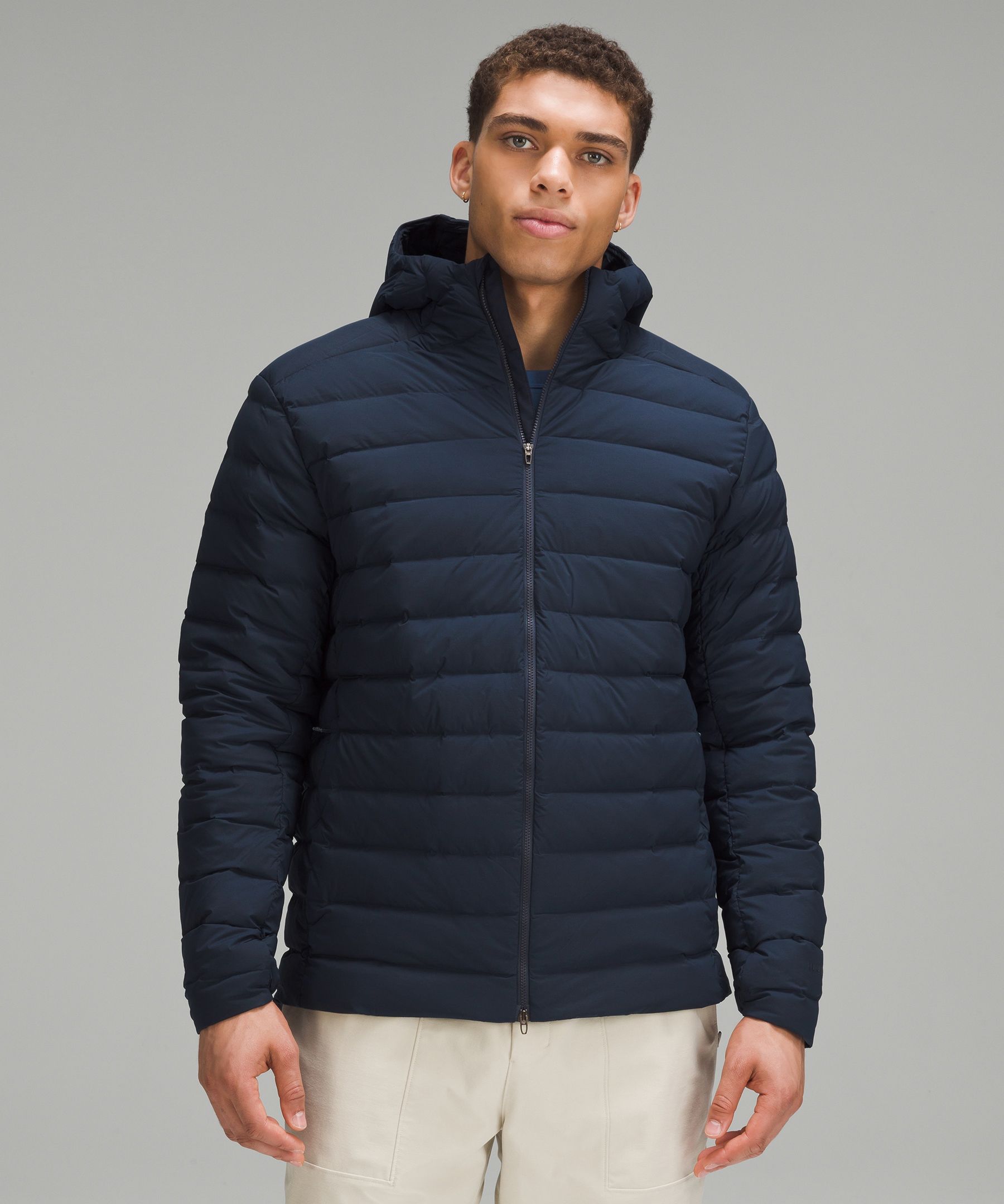 Navy down deals jacket mens