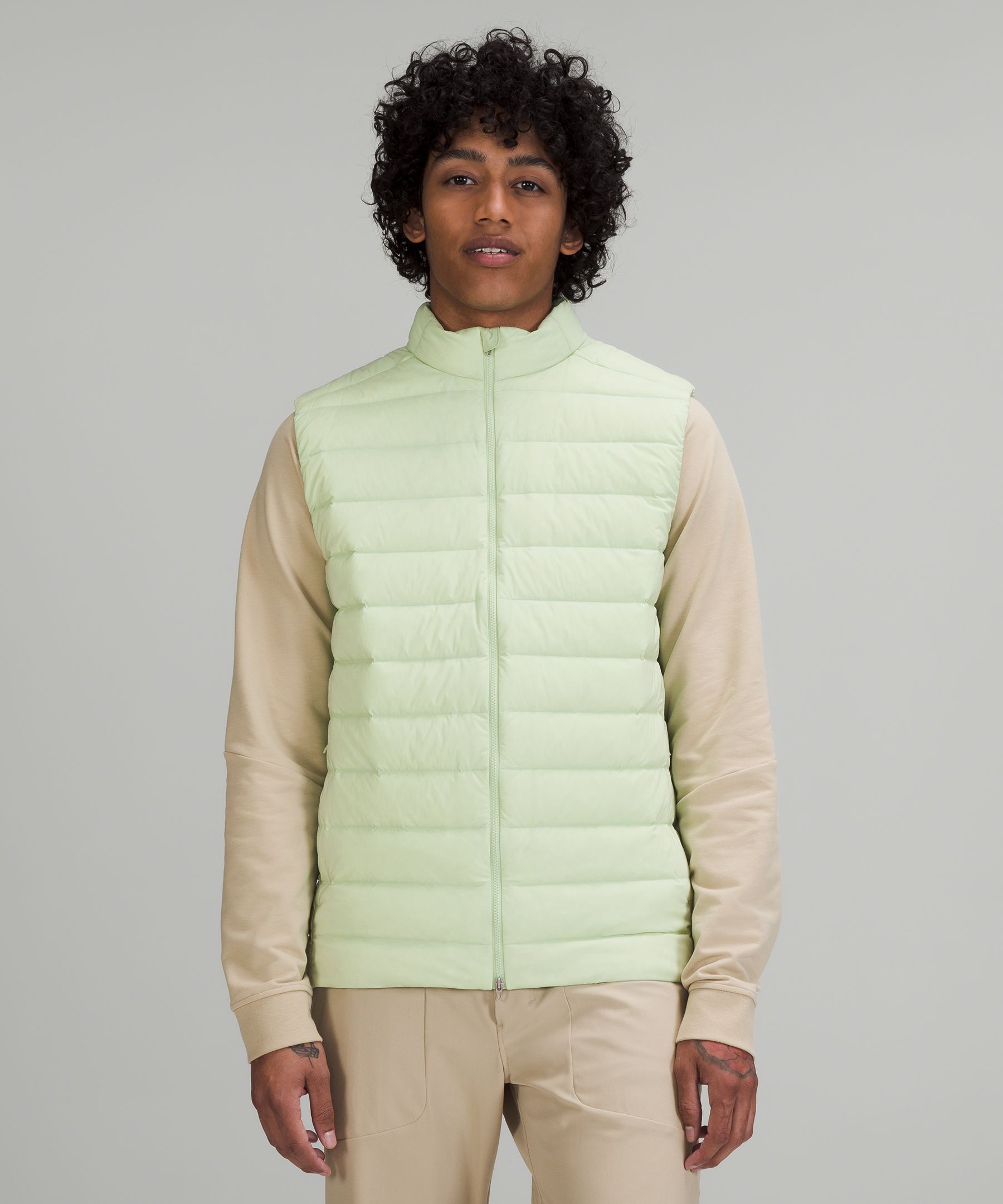 Lululemon Navigation Down Vest In Creamy Mint