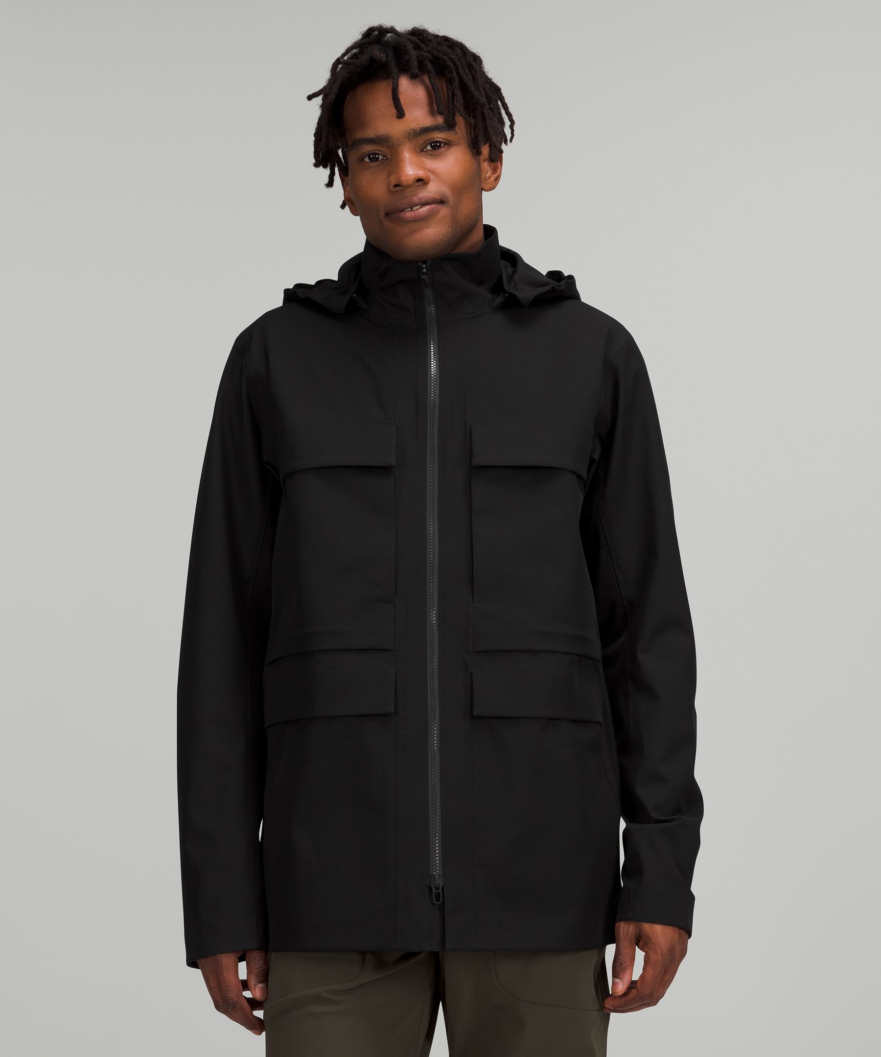 Lululemon Outpour Stretchseal Field Jacket In Black | ModeSens