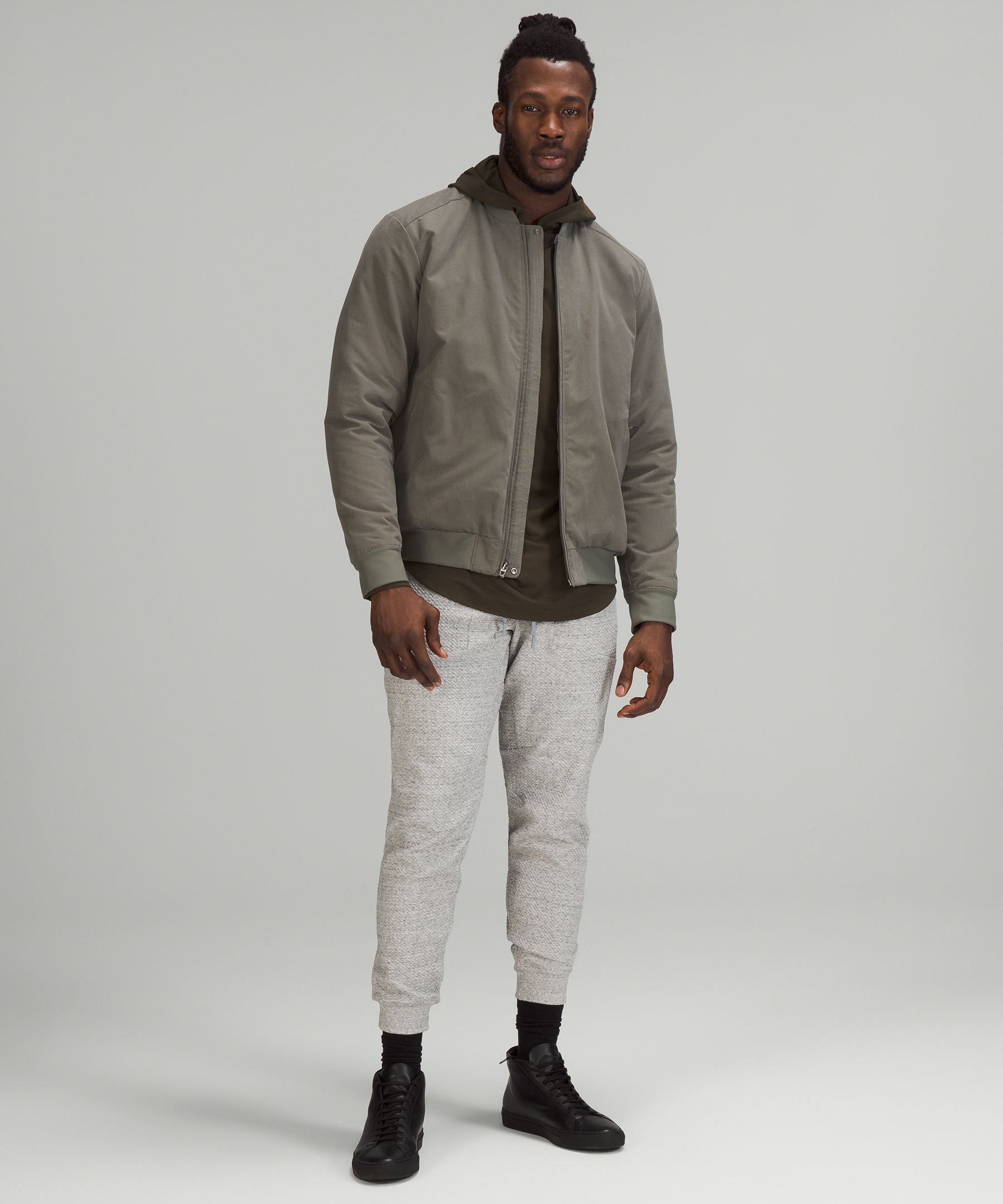 Lululemon Switch Over Bomber Jacket Cotton Blend | ModeSens